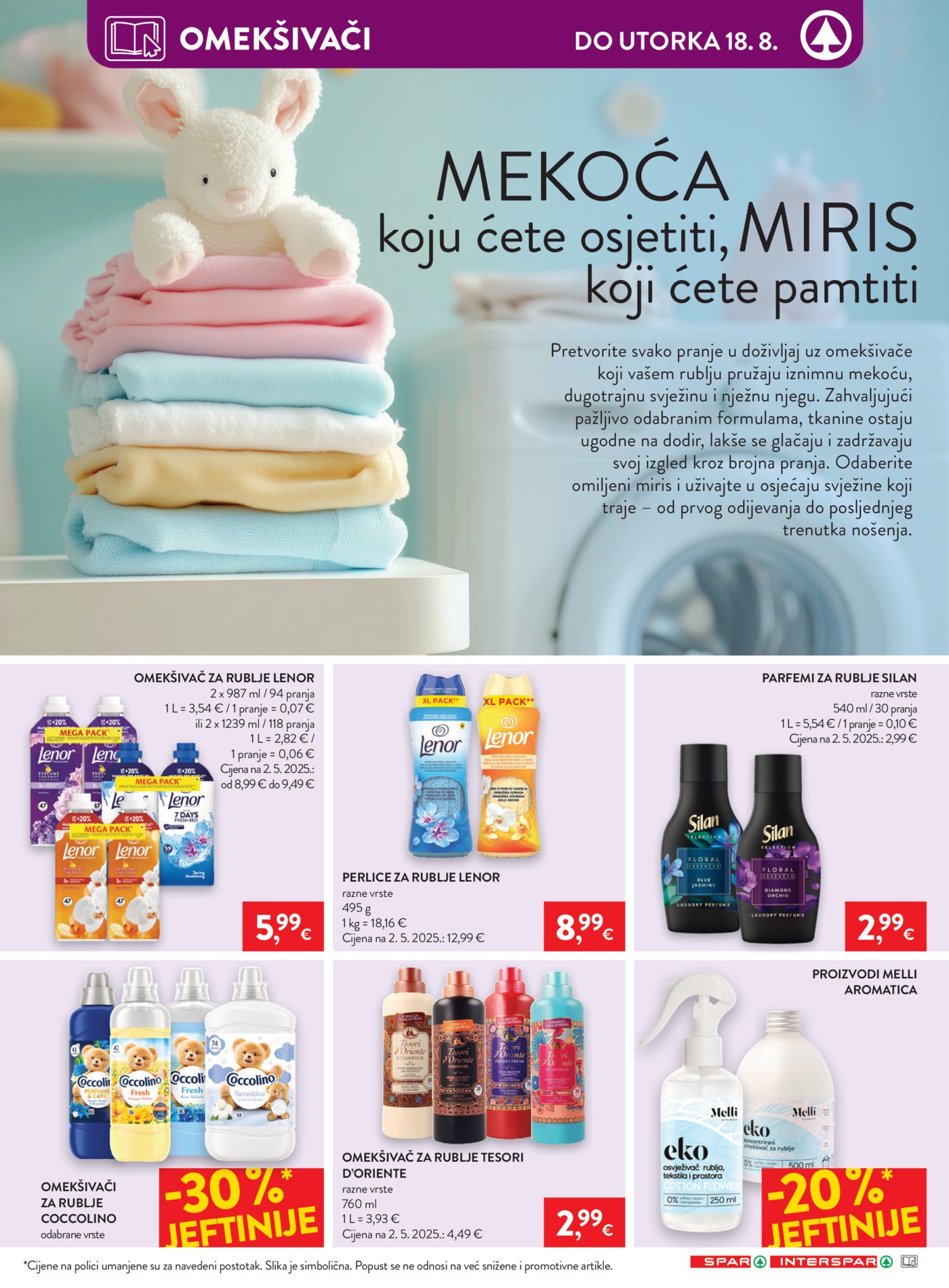Spar Interspar katalog Akcija 12.08.-18.08.2026.