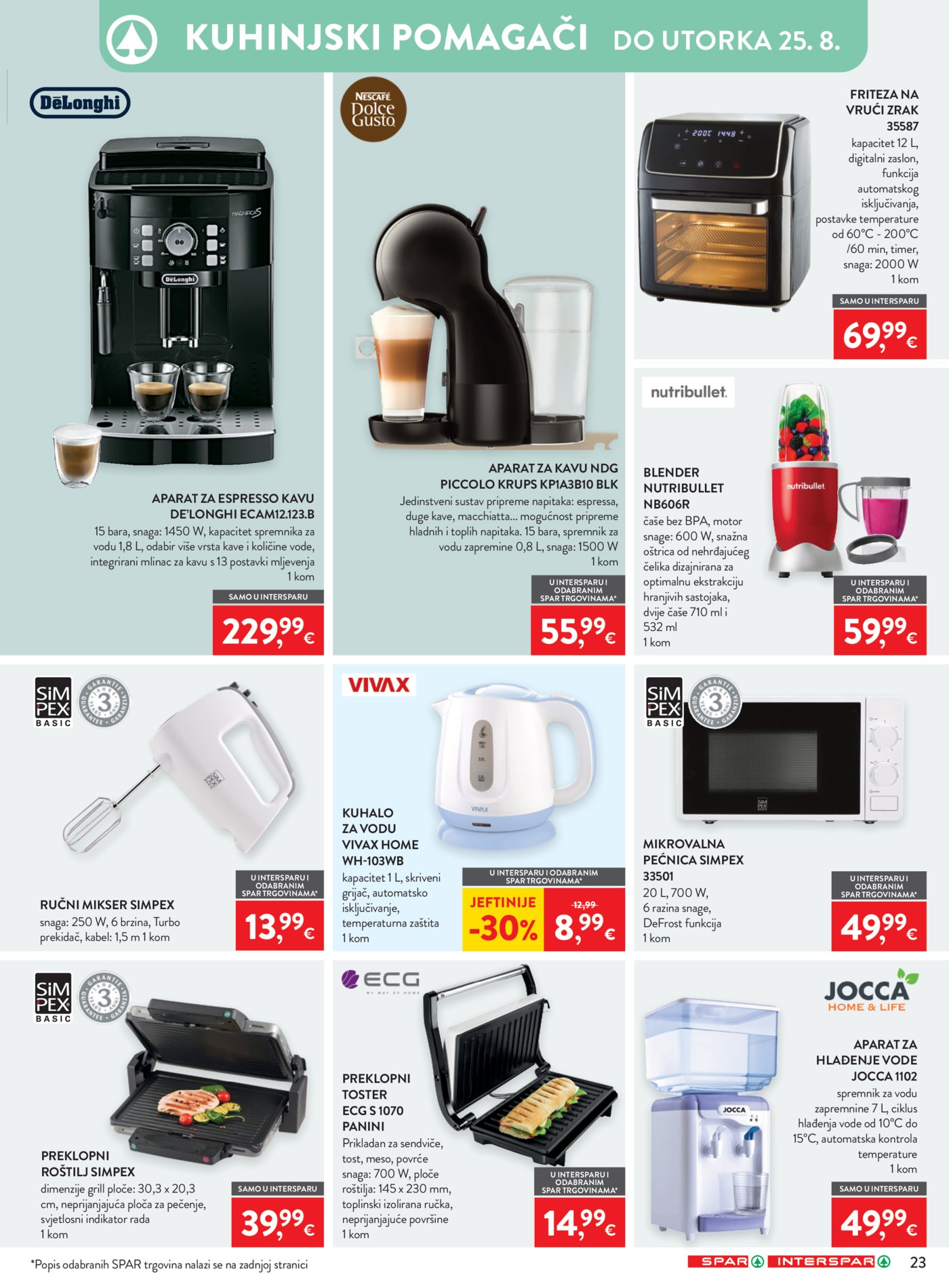 Spar Interspar katalog Akcija 12.08.-18.08.2026.