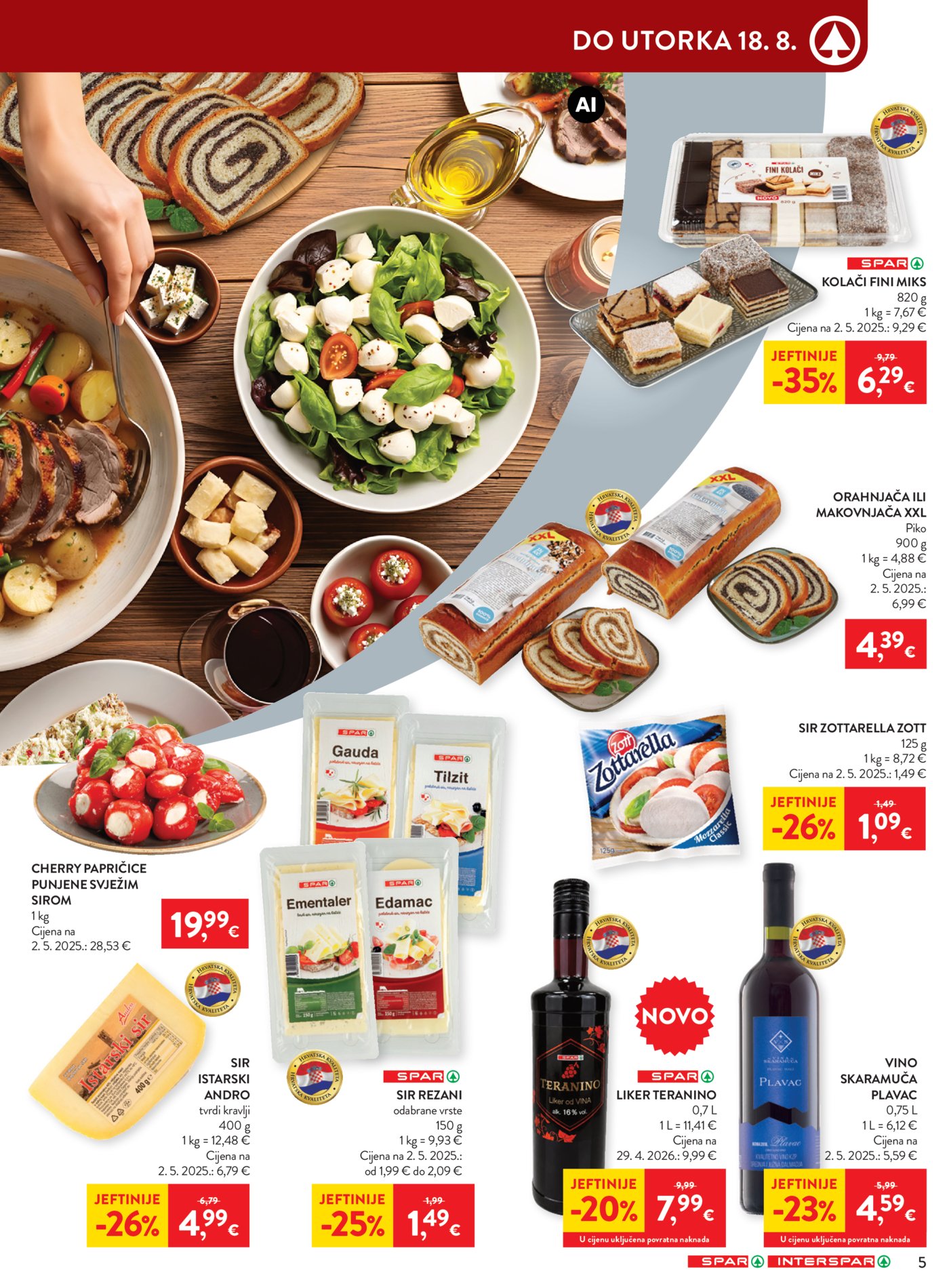 Spar Interspar katalog Akcija 12.08.-18.08.2026.