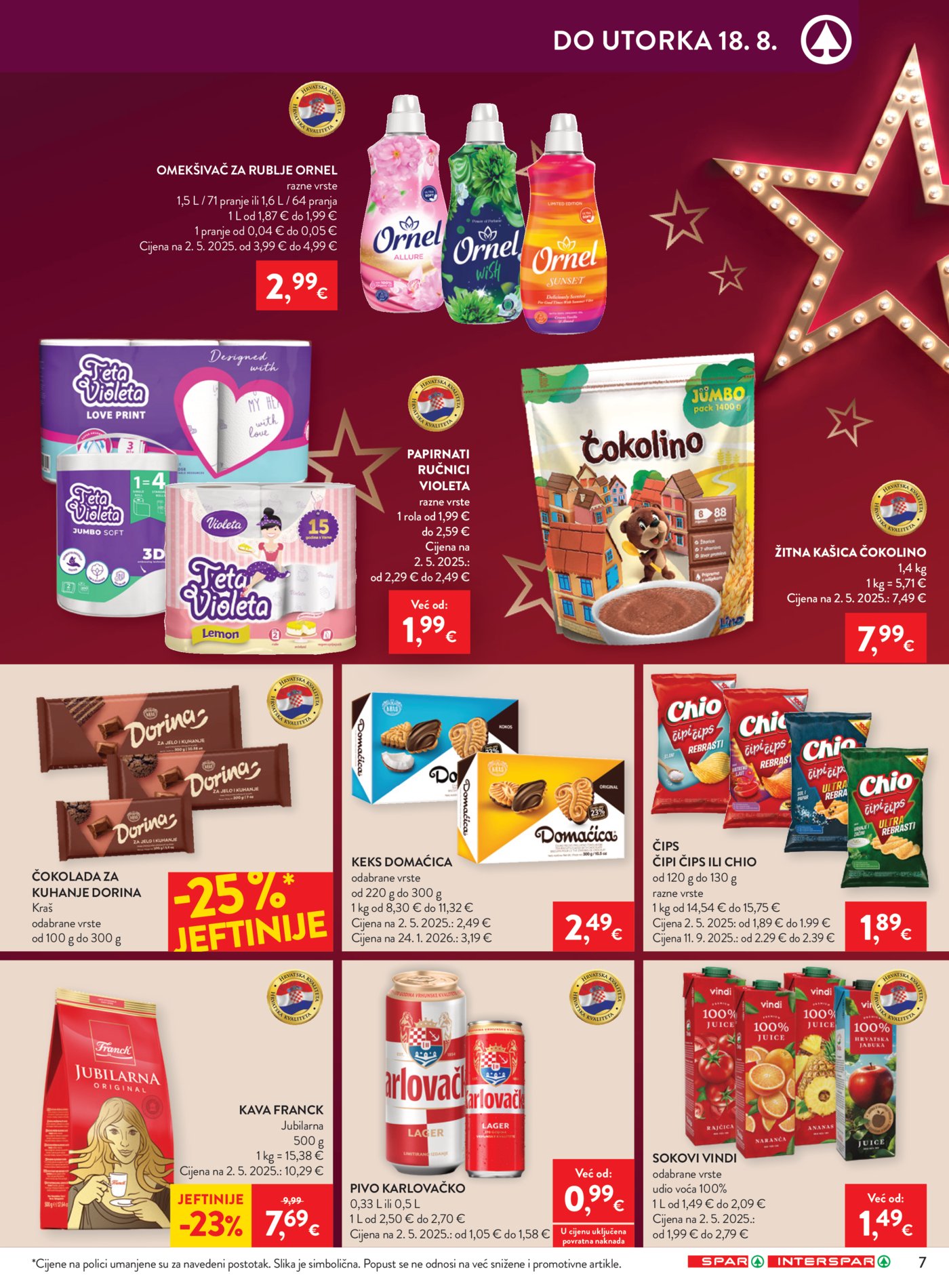 Spar Interspar katalog Akcija 12.08.-18.08.2026.