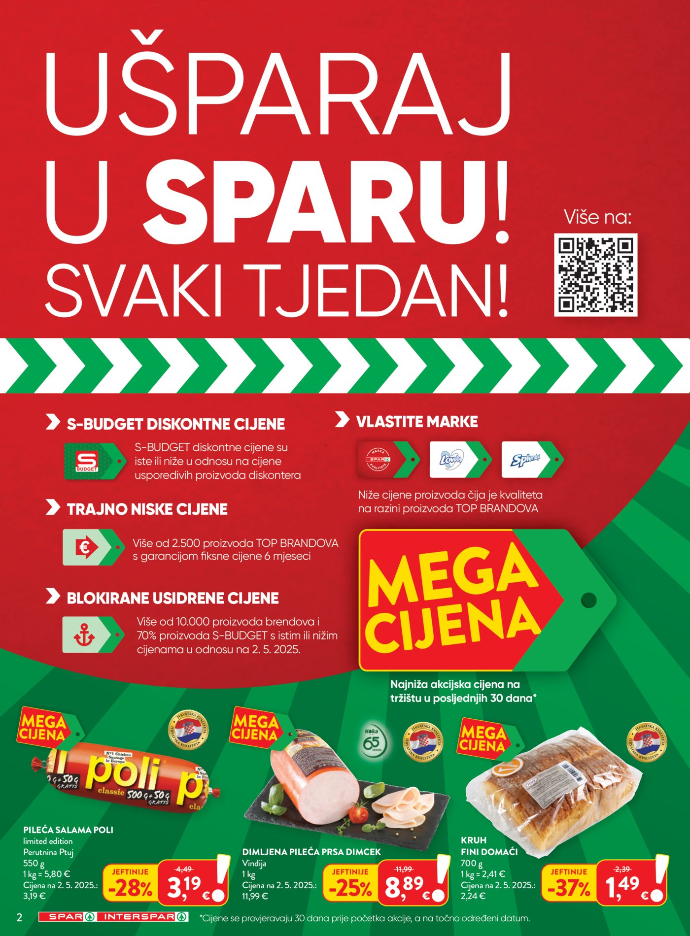 SPAR INTERSPAR katalog Akcija 19.08. - 25.08.2026.