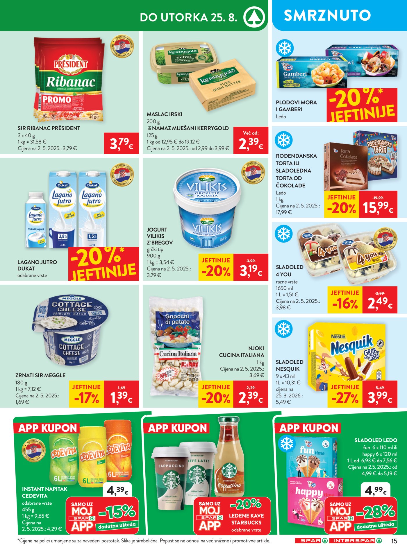 SPAR INTERSPAR katalog Akcija 19.08. - 25.08.2026.