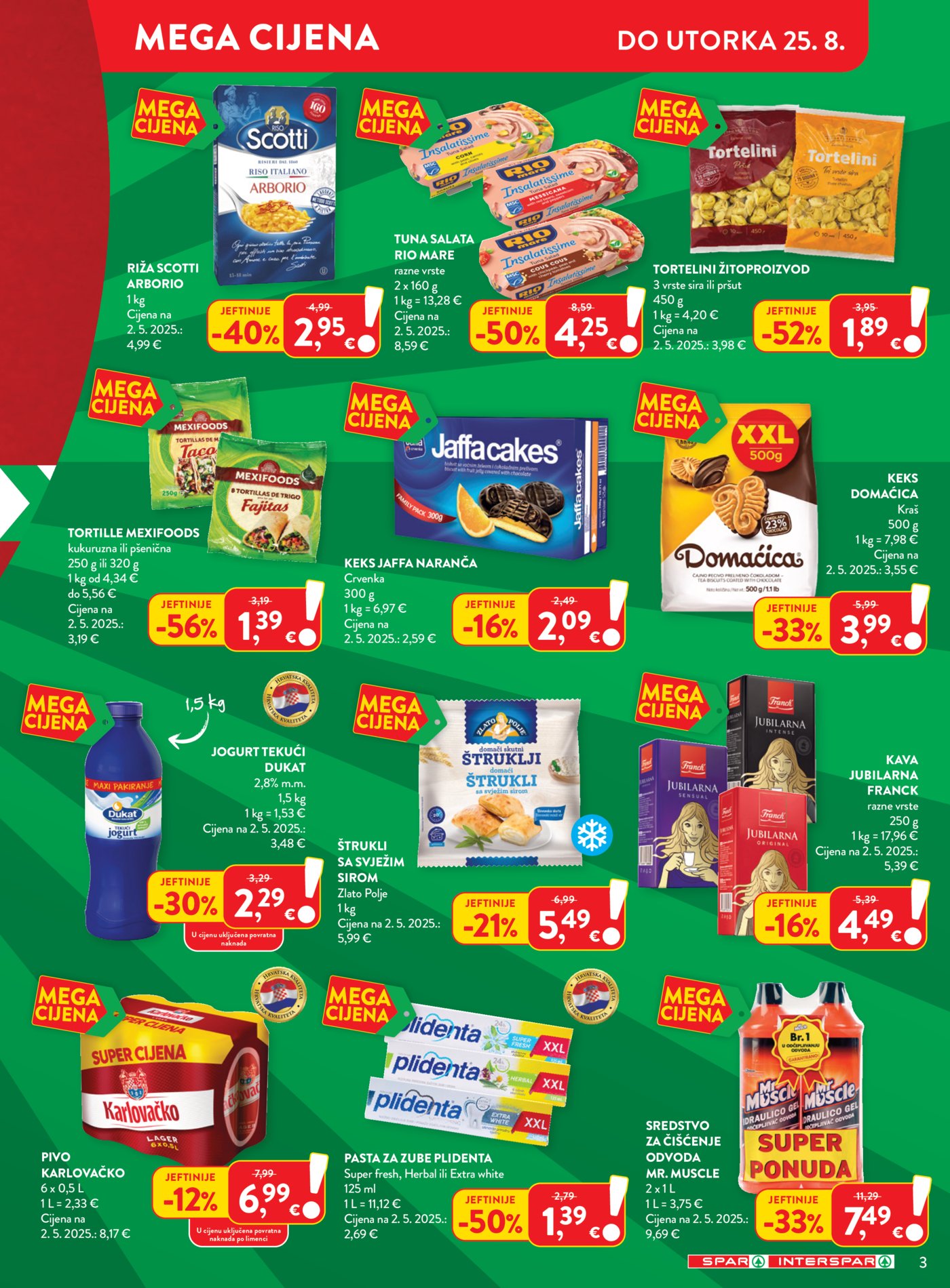 SPAR INTERSPAR katalog Akcija 19.08. - 25.08.2026.