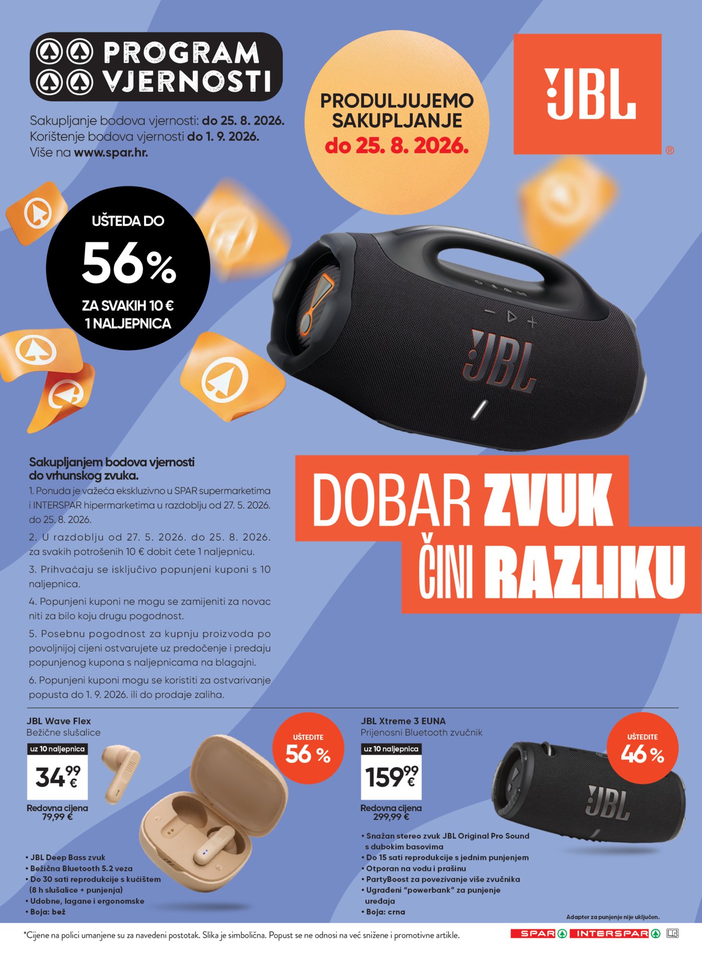 SPAR INTERSPAR katalog Akcija 19.08. - 25.08.2026.