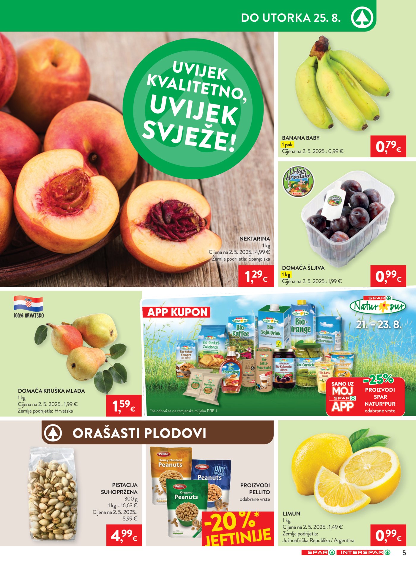 SPAR INTERSPAR katalog Akcija 19.08. - 25.08.2026.