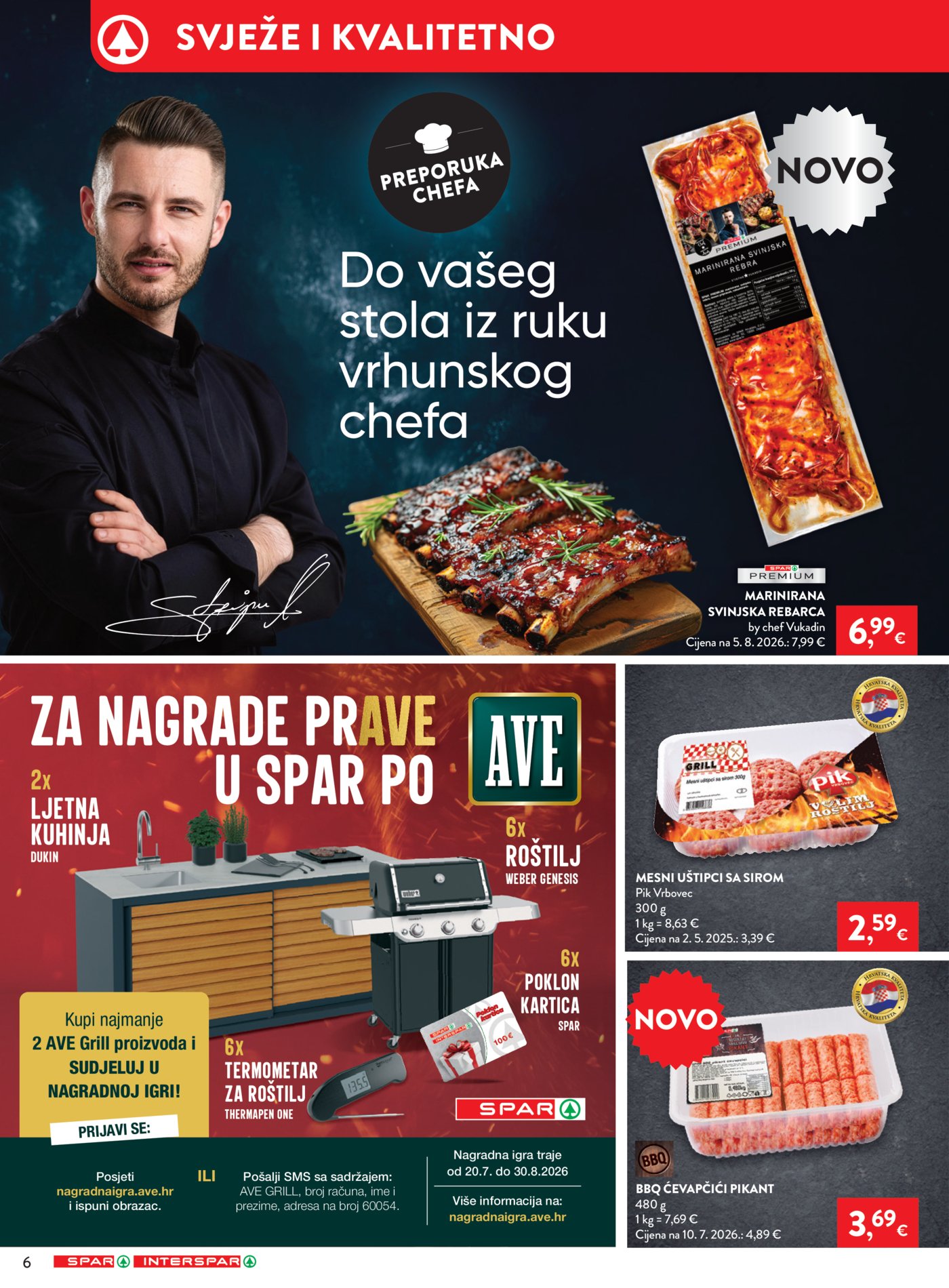 SPAR INTERSPAR katalog Akcija 19.08. - 25.08.2026.