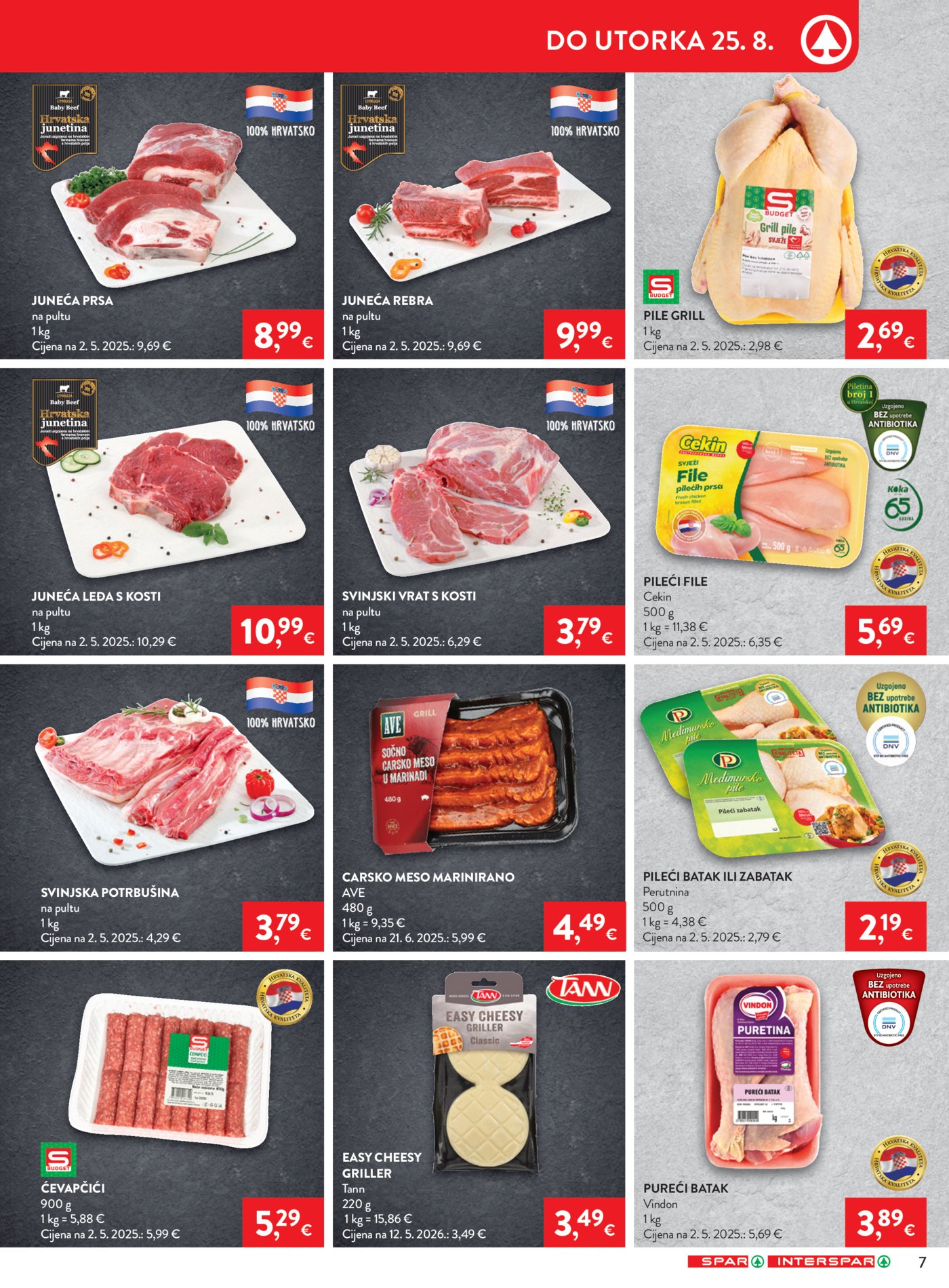SPAR INTERSPAR katalog Akcija 19.08. - 25.08.2026.