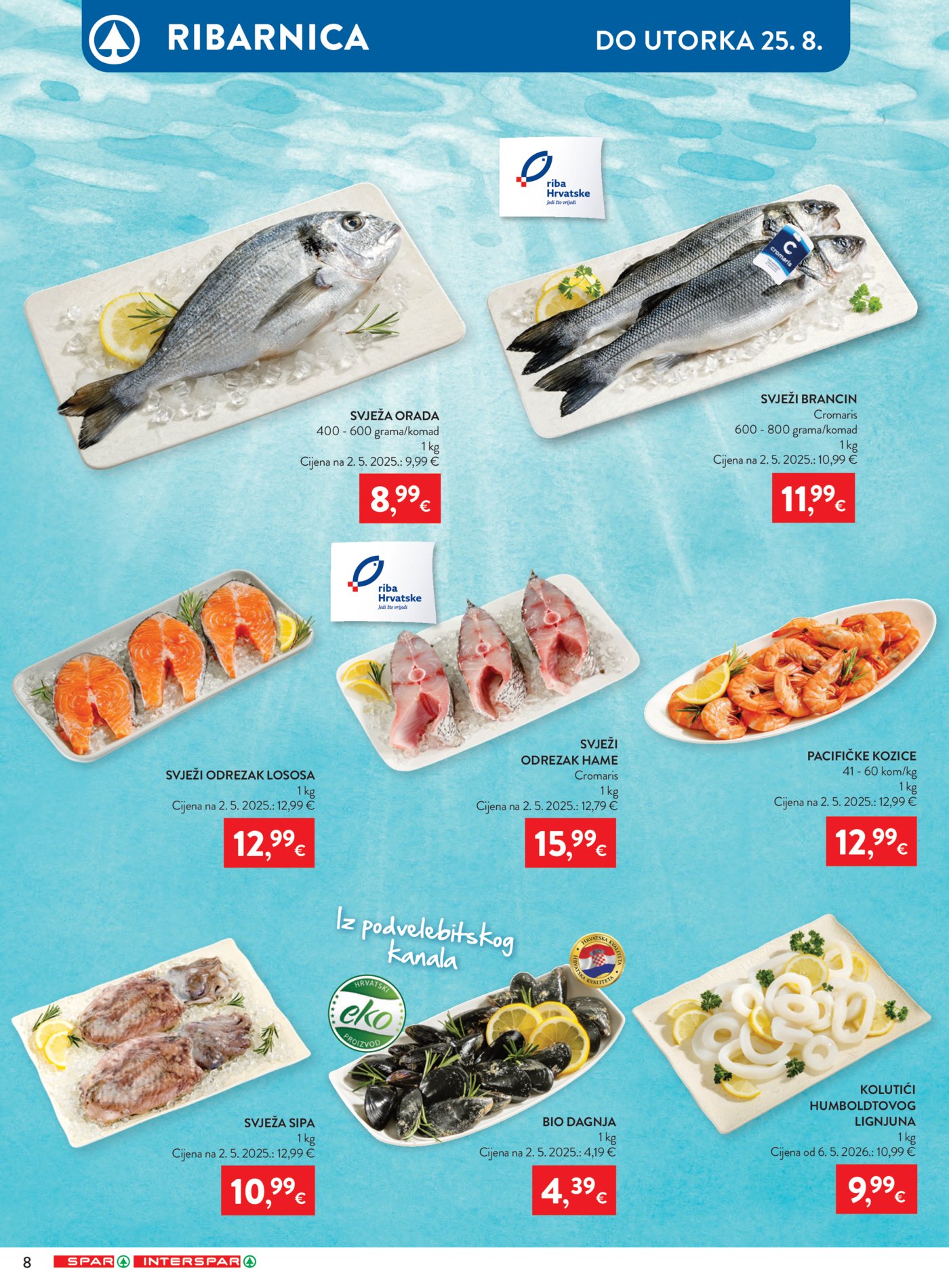 SPAR INTERSPAR katalog Akcija 19.08. - 25.08.2026.