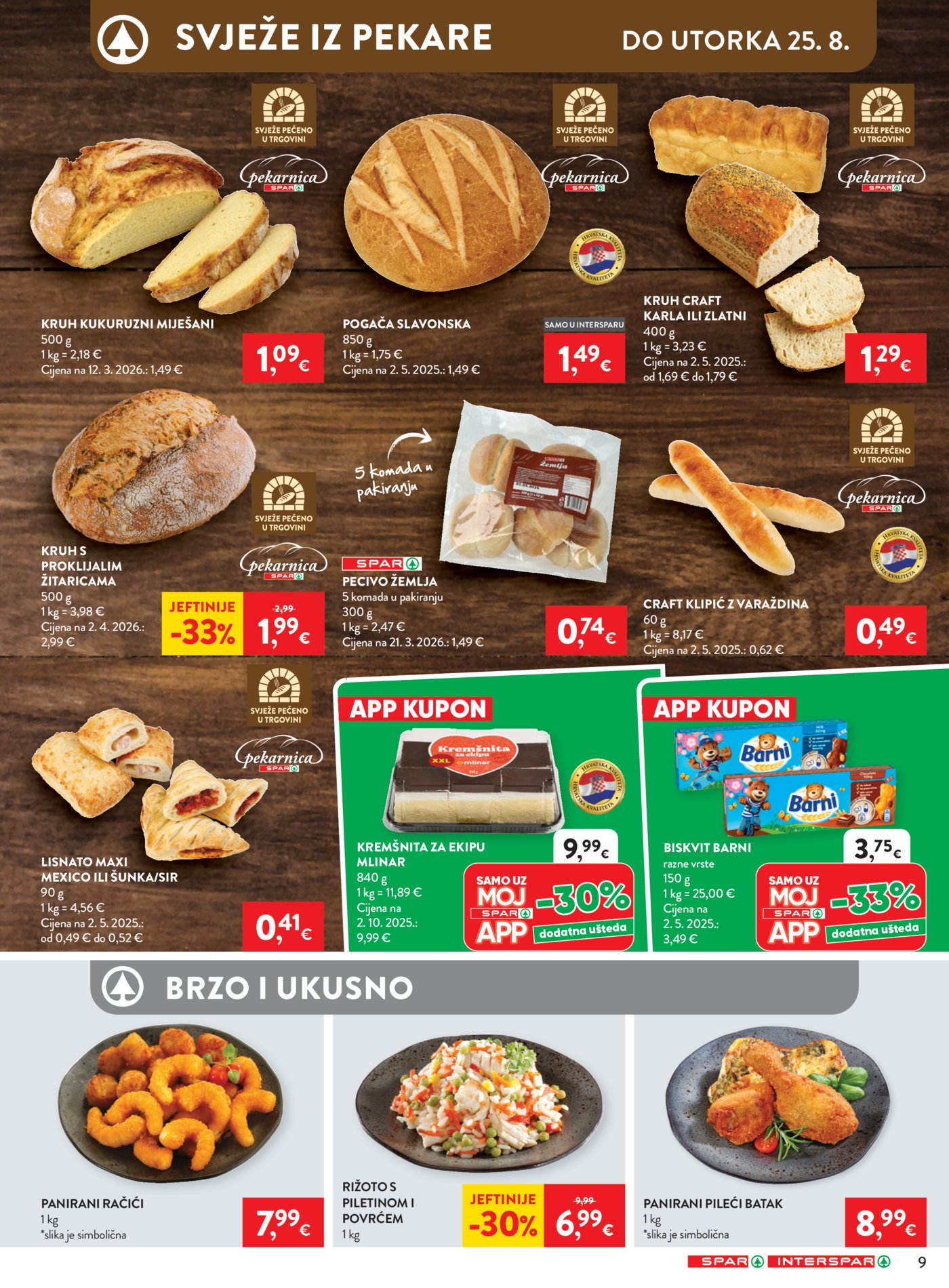 SPAR INTERSPAR katalog Akcija 19.08. - 25.08.2026.