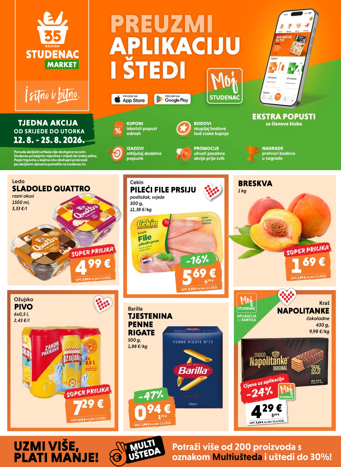 Studenac katalog Akcija 12.08.-25.08.2026.