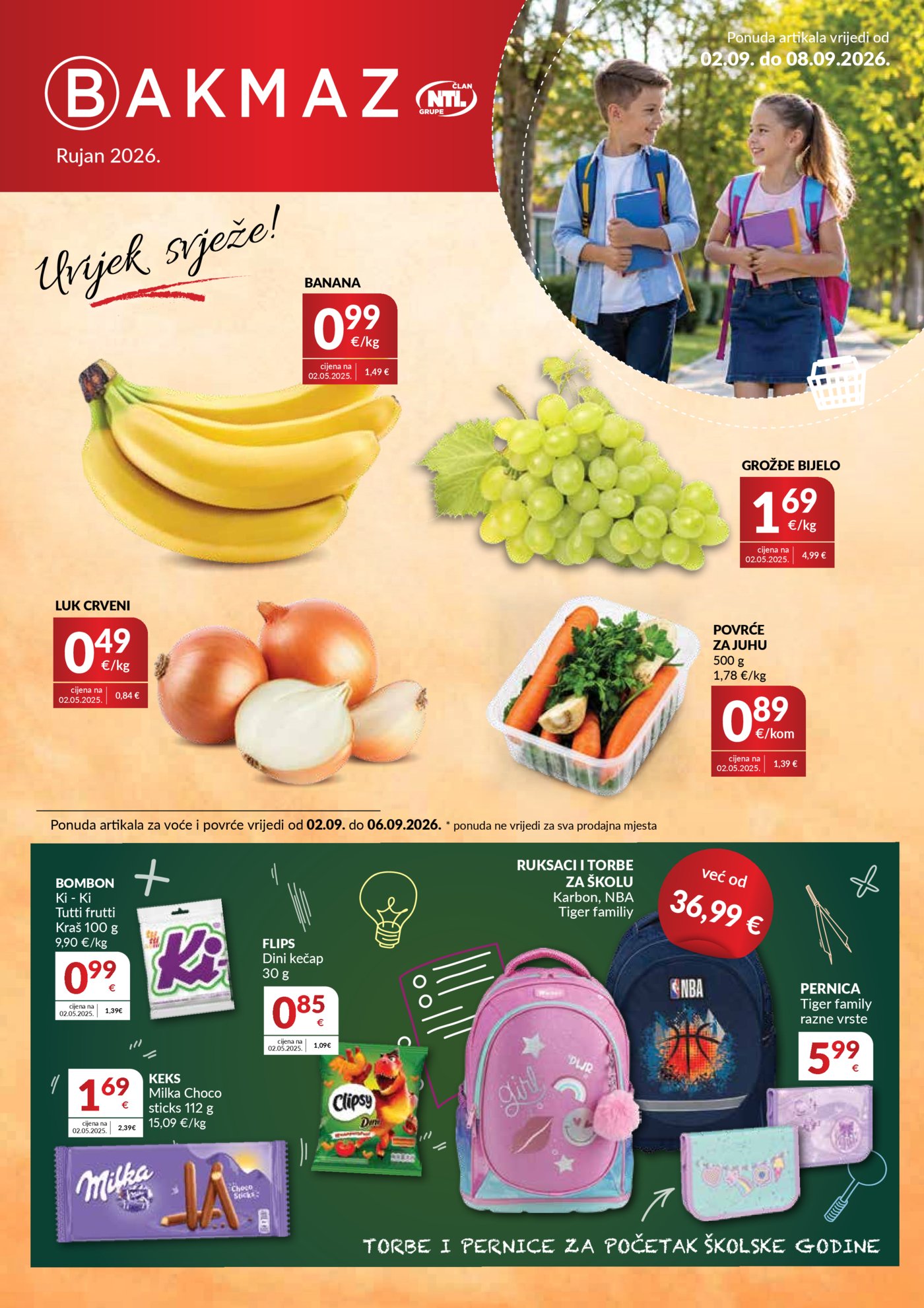 Bakmaz katalog Akcija 02.09. - 08.09.2026.