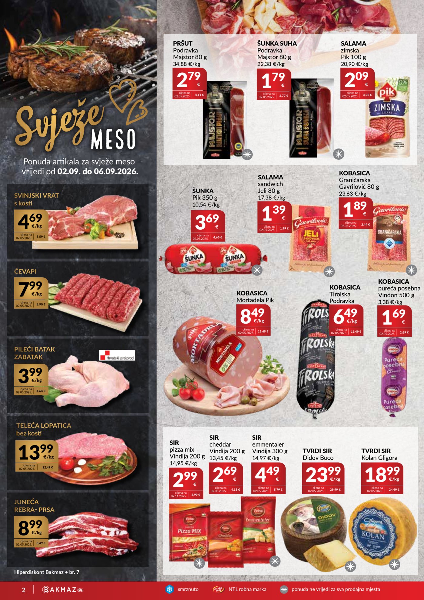 Bakmaz katalog Akcija 02.09. - 08.09.2026.