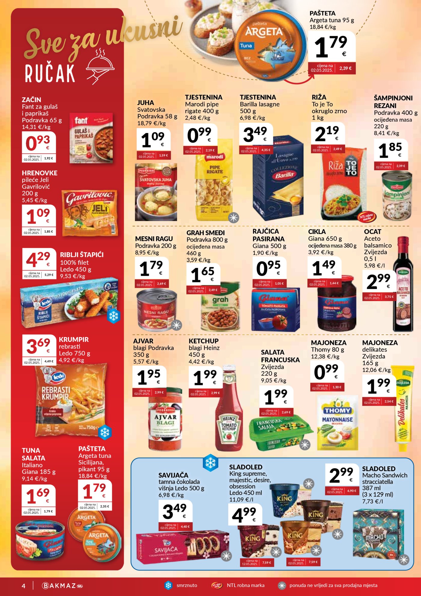 Bakmaz katalog Akcija 02.09. - 08.09.2026.