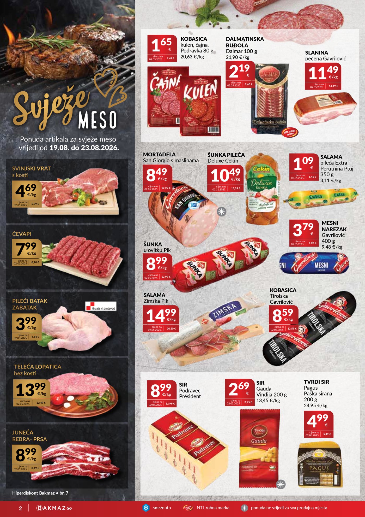 Bakmaz katalog Akcija 19.08.-25.08.2026.