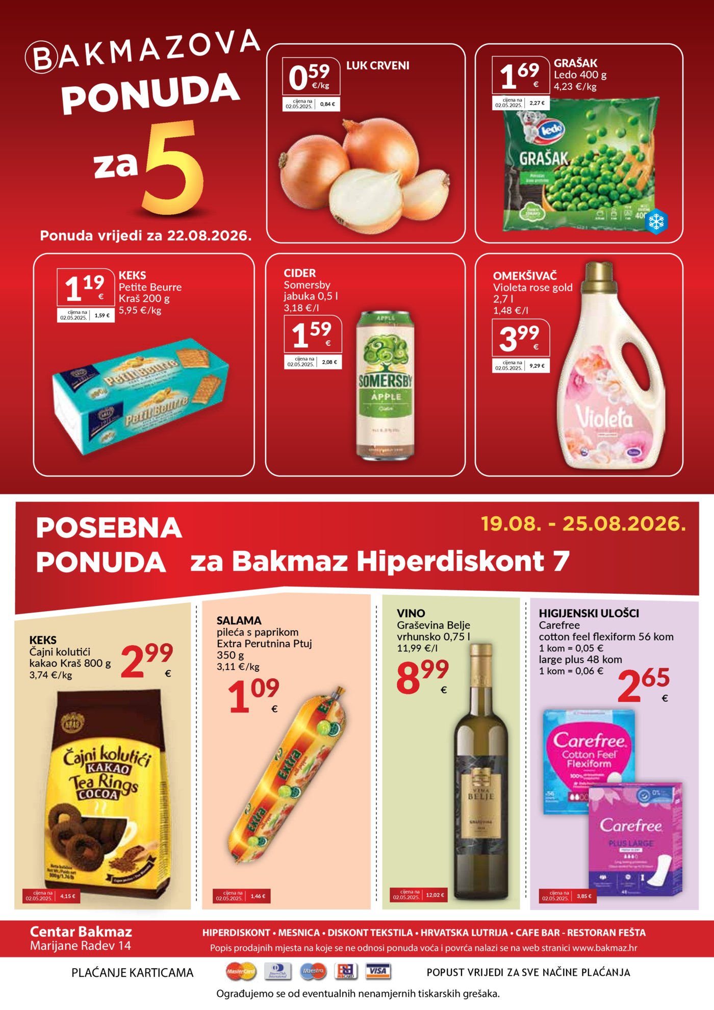 Bakmaz katalog Akcija 19.08.-25.08.2026.