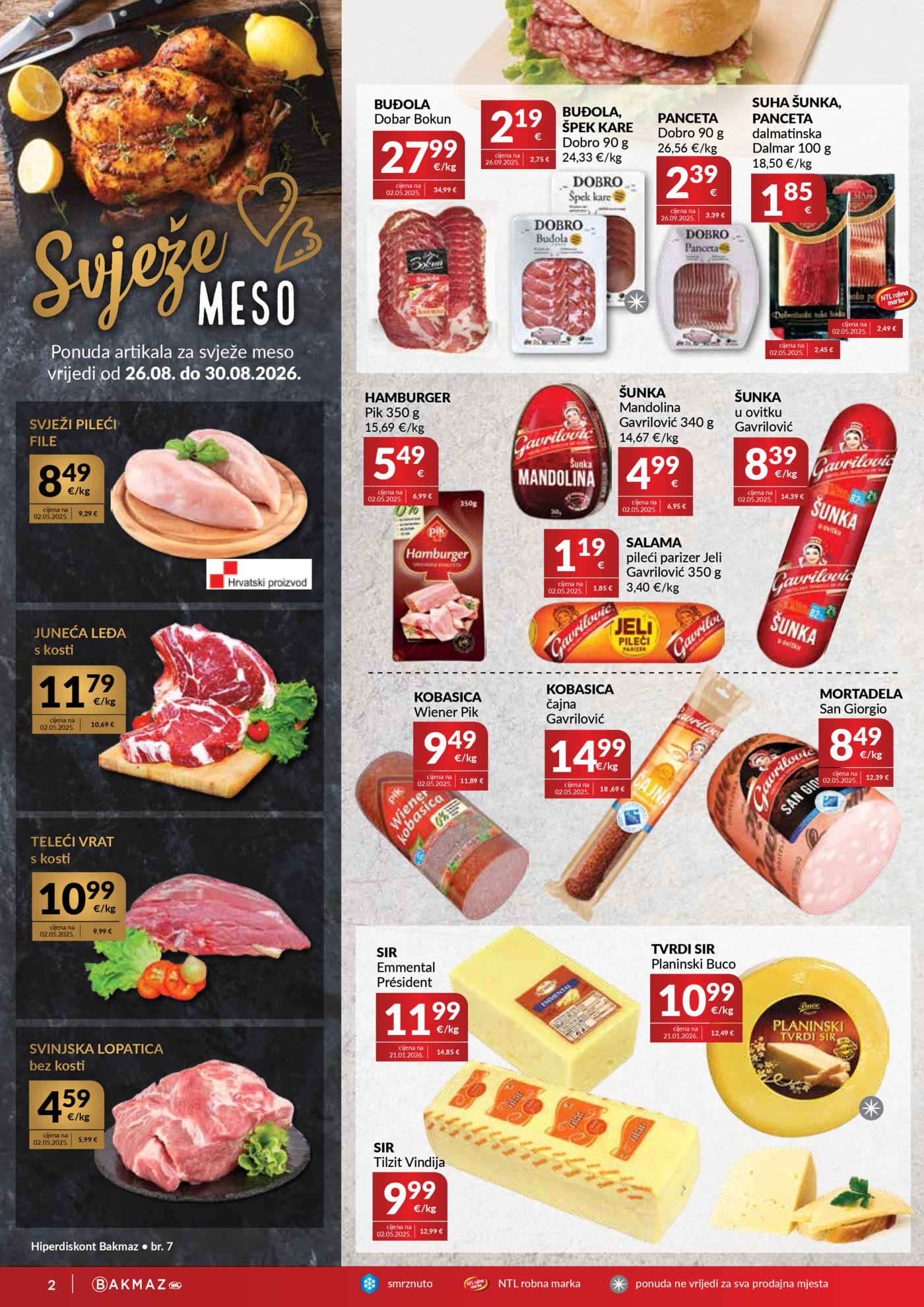 Bakmaz katalog Akcija 26.08.-01.09.2026.