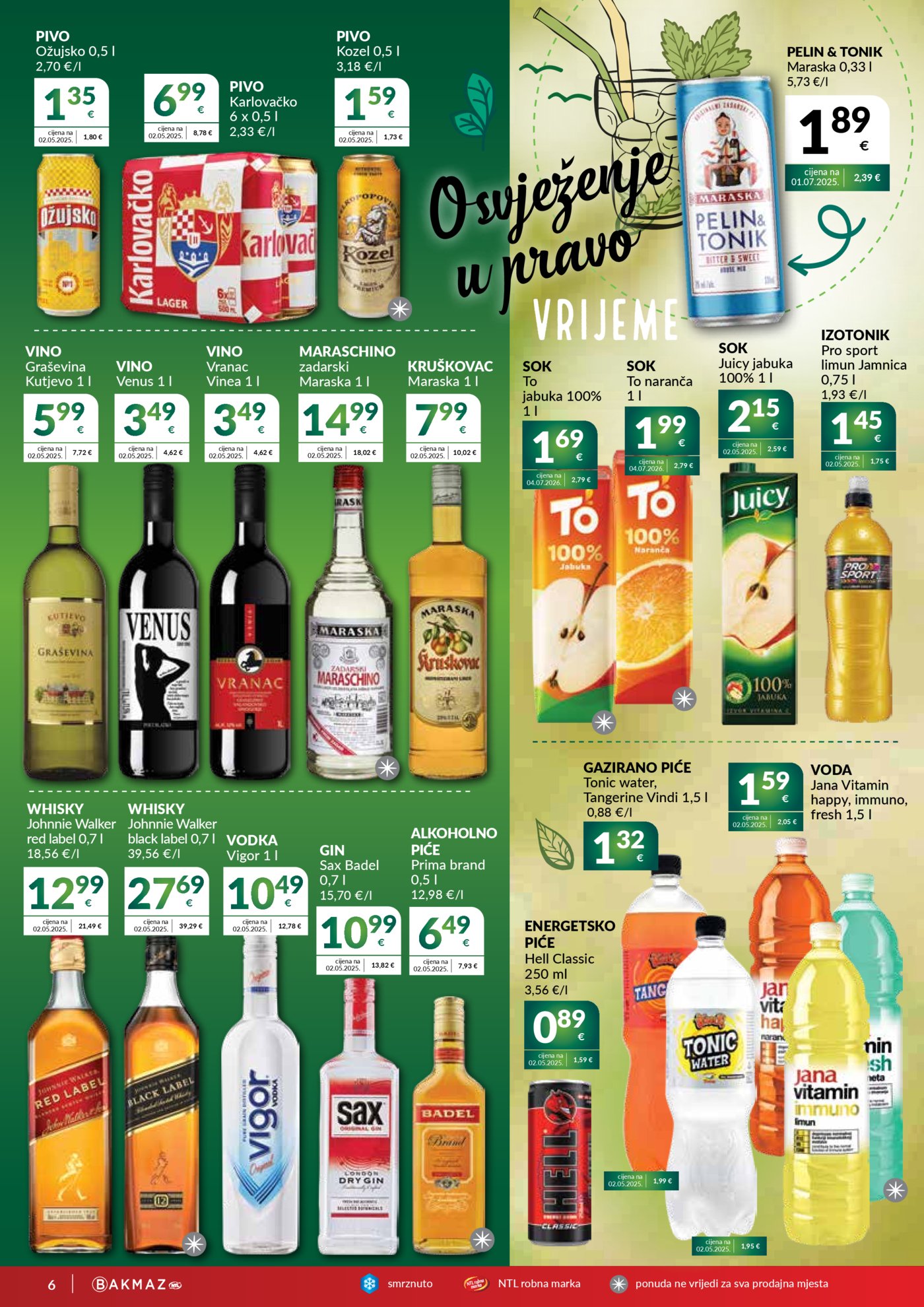 Bakmaz katalog Akcija 26.08.-01.09.2026.