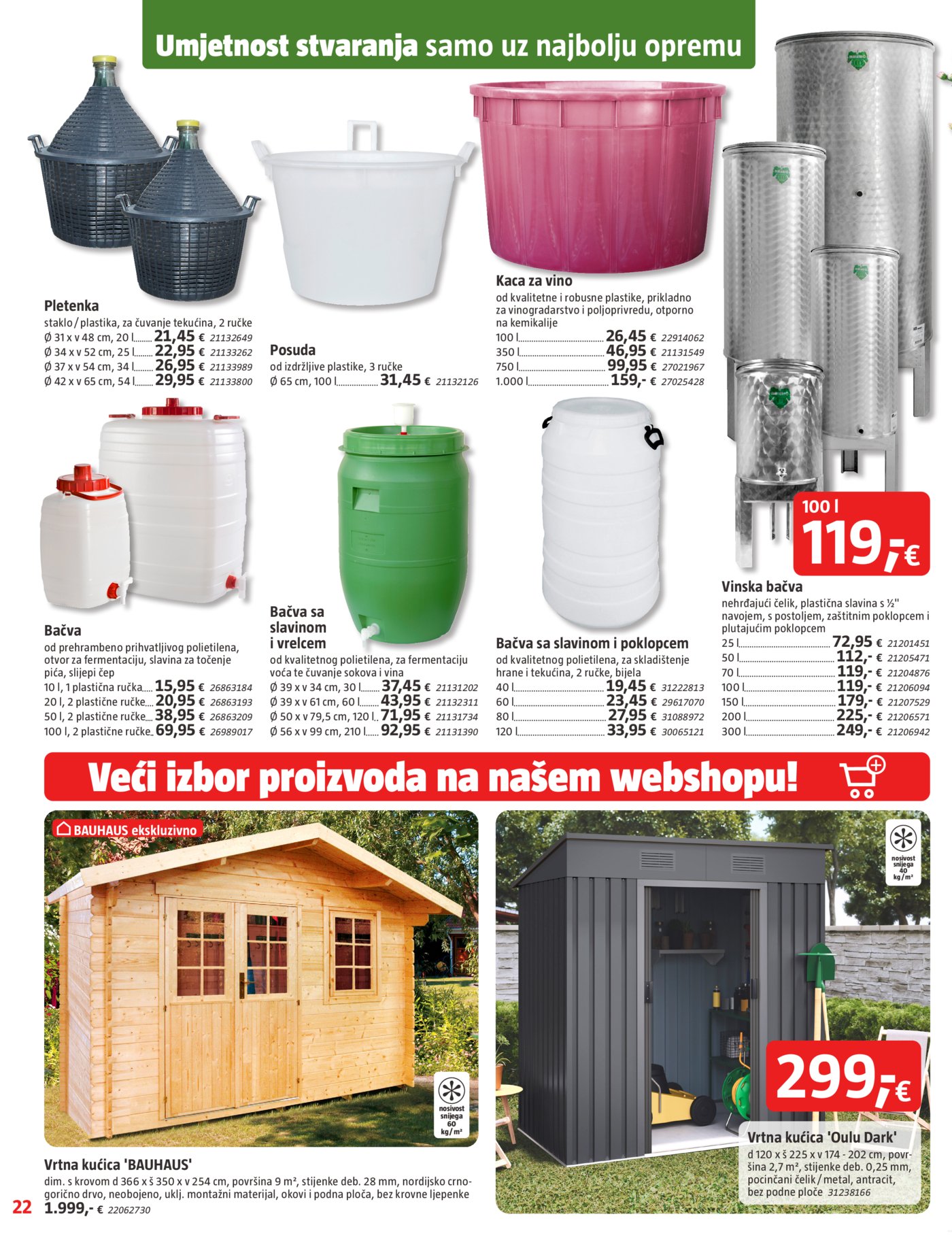 Bauhaus katalog Akcija 02.09. - 15.09.2026.