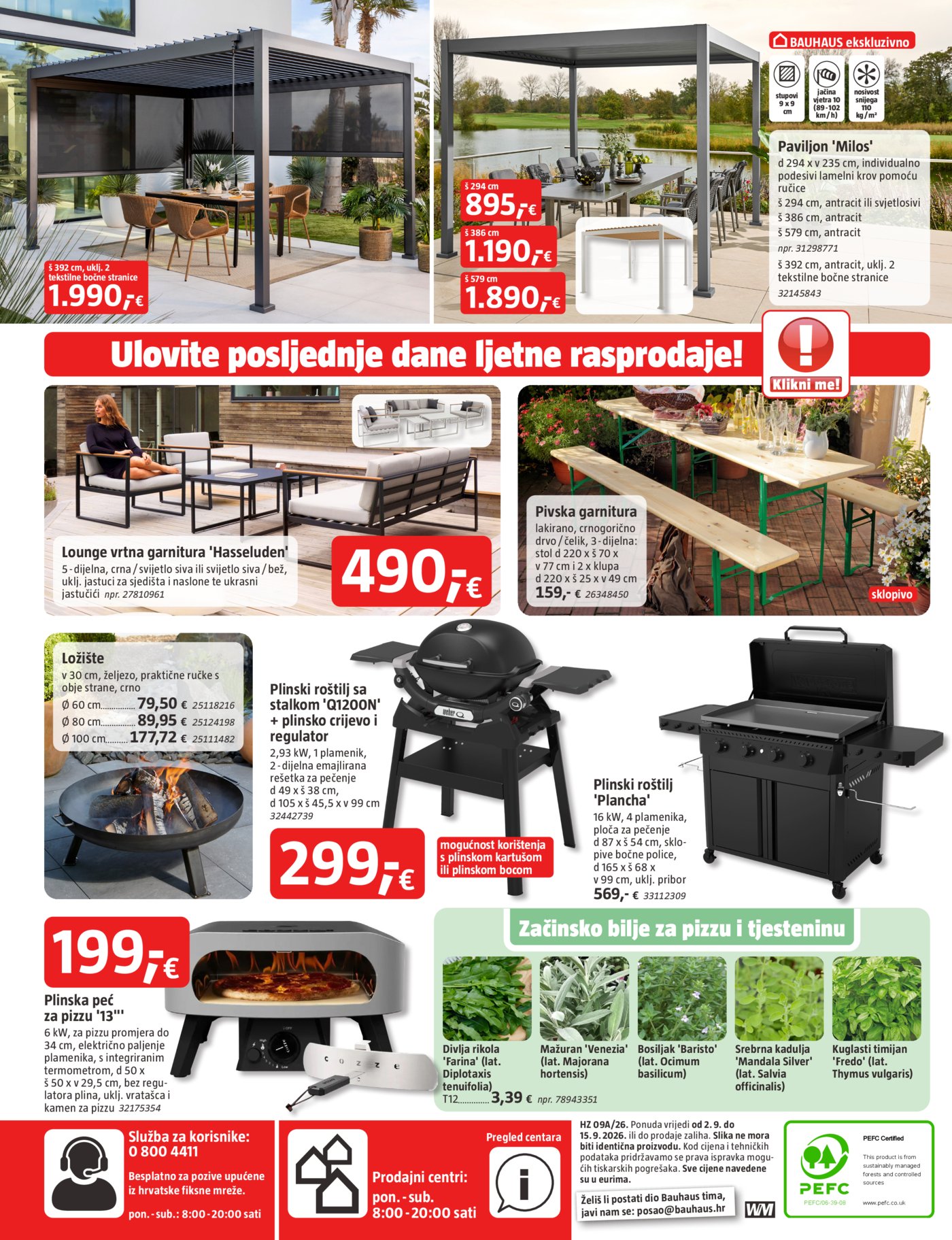 Bauhaus katalog Akcija 02.09. - 15.09.2026.