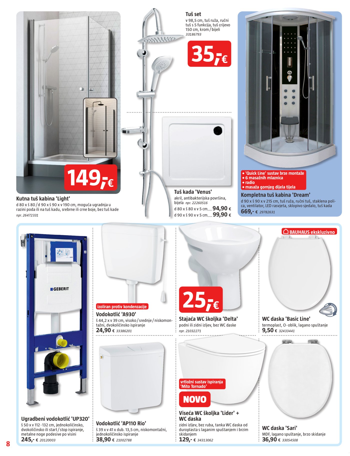 Bauhaus katalog Akcija 19.08.-01.09. 2026.