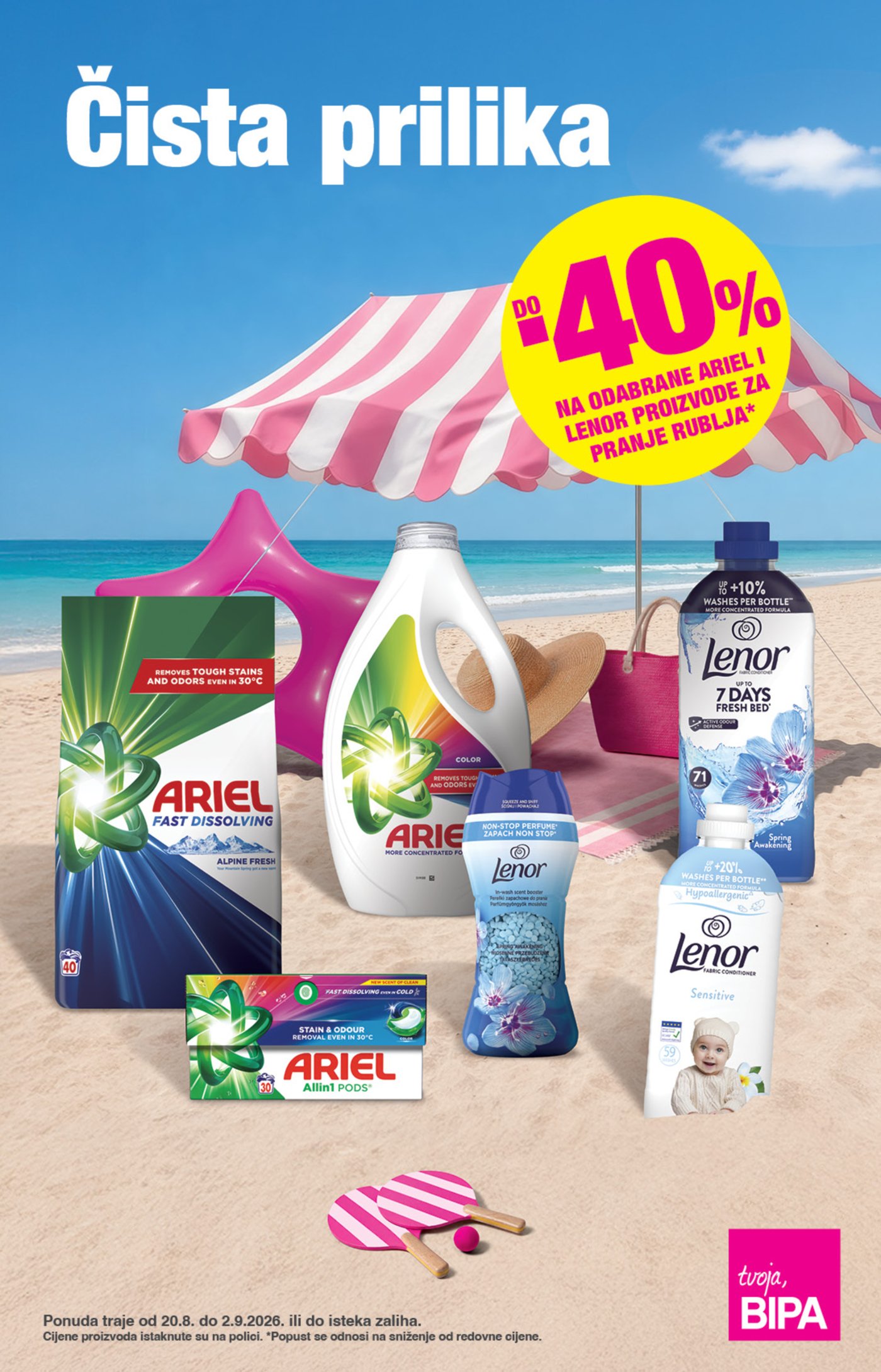 Bipa katalog Akcija 20.08.-02.09.2026.