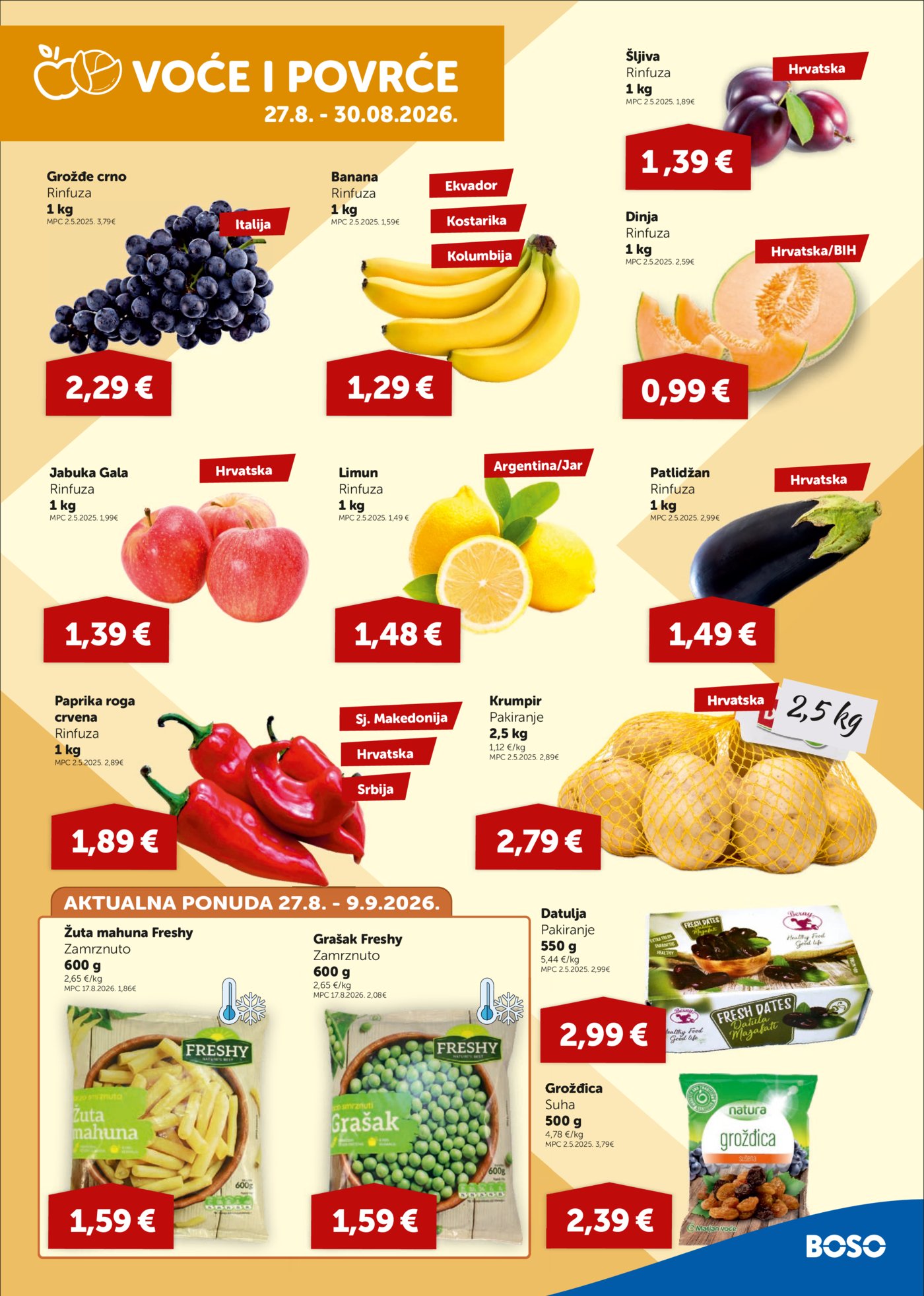 Boso katalog Akcija 27.08. - 09.09.2026.