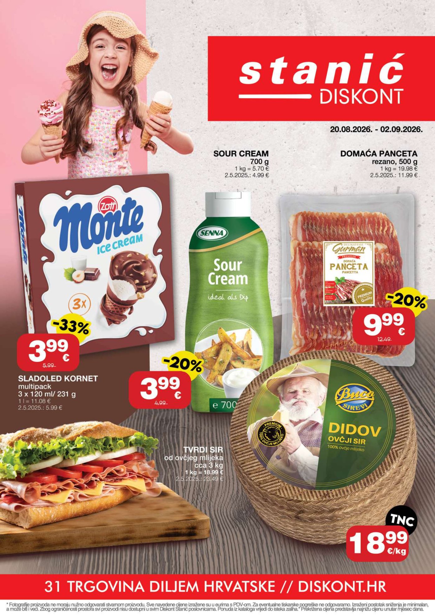 Diskont Stanić katalog Akcija 20.08.-02.09.2026.