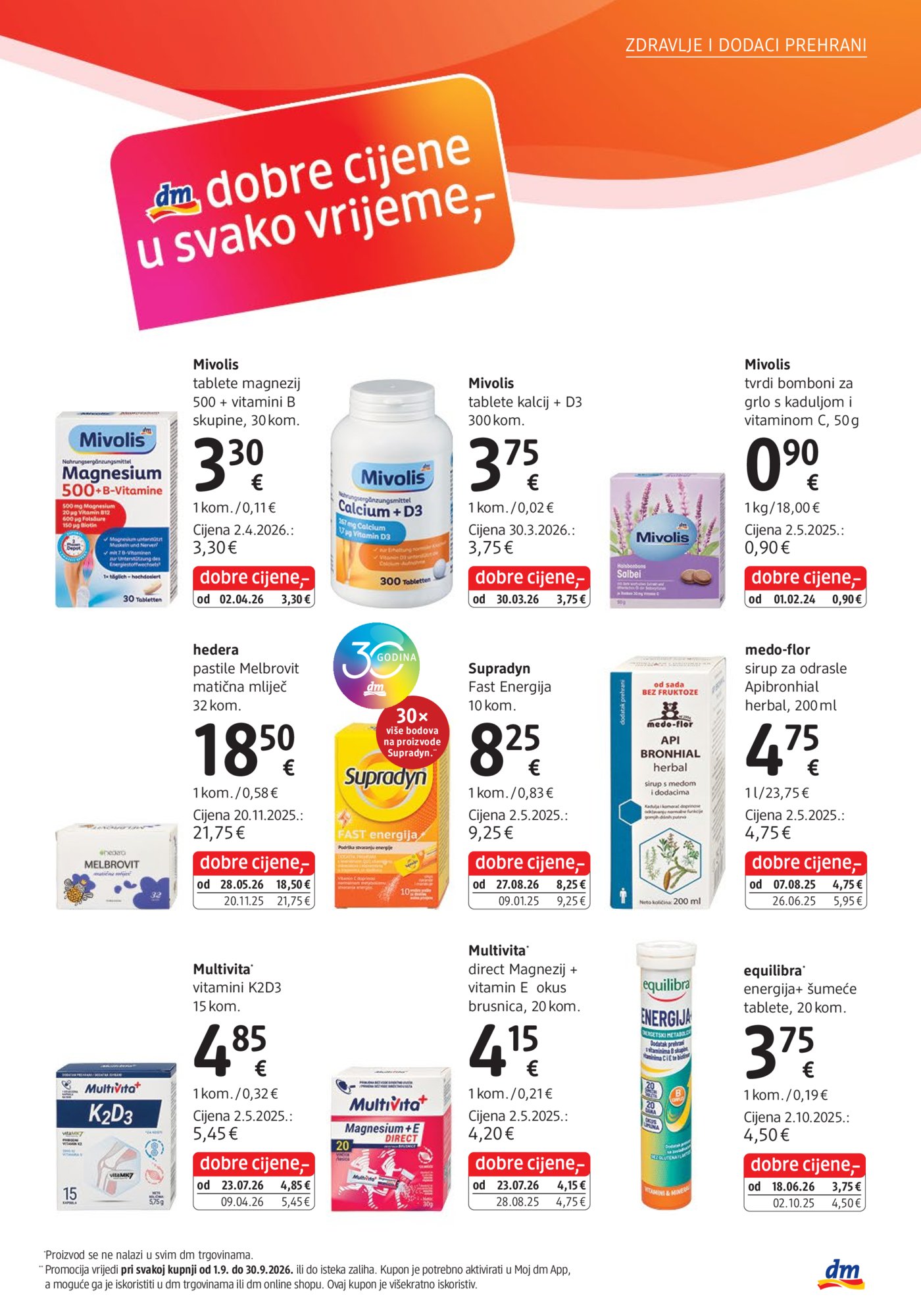 dm katalog Akcija 01.09.-15.09.2026.