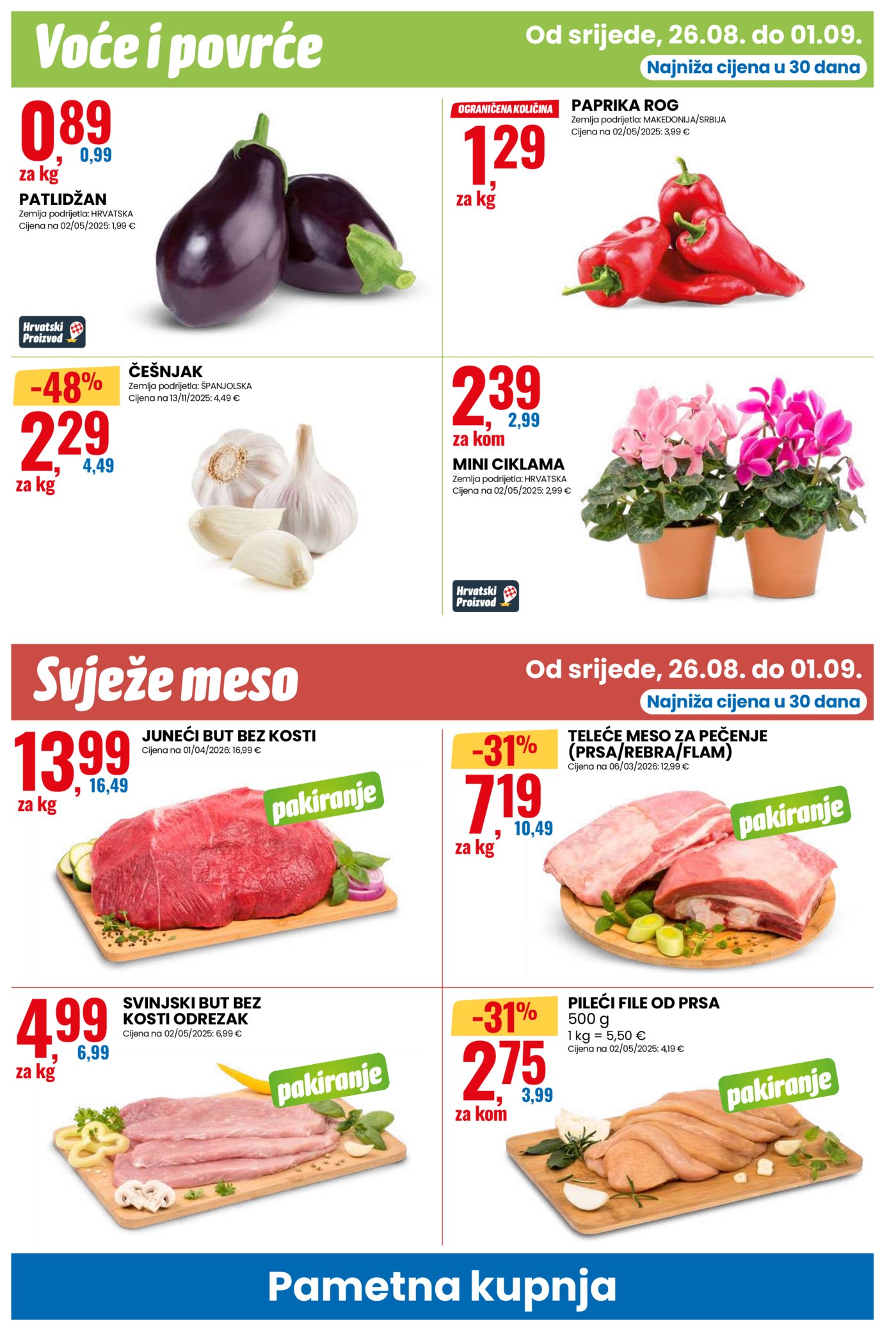 Eurospin katalog Pametna kupnja 26.08. - 01.09.2026.