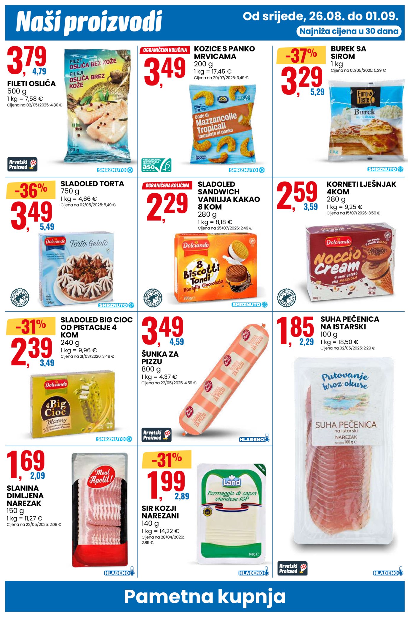 Eurospin katalog Pametna kupnja 26.08. - 01.09.2026.