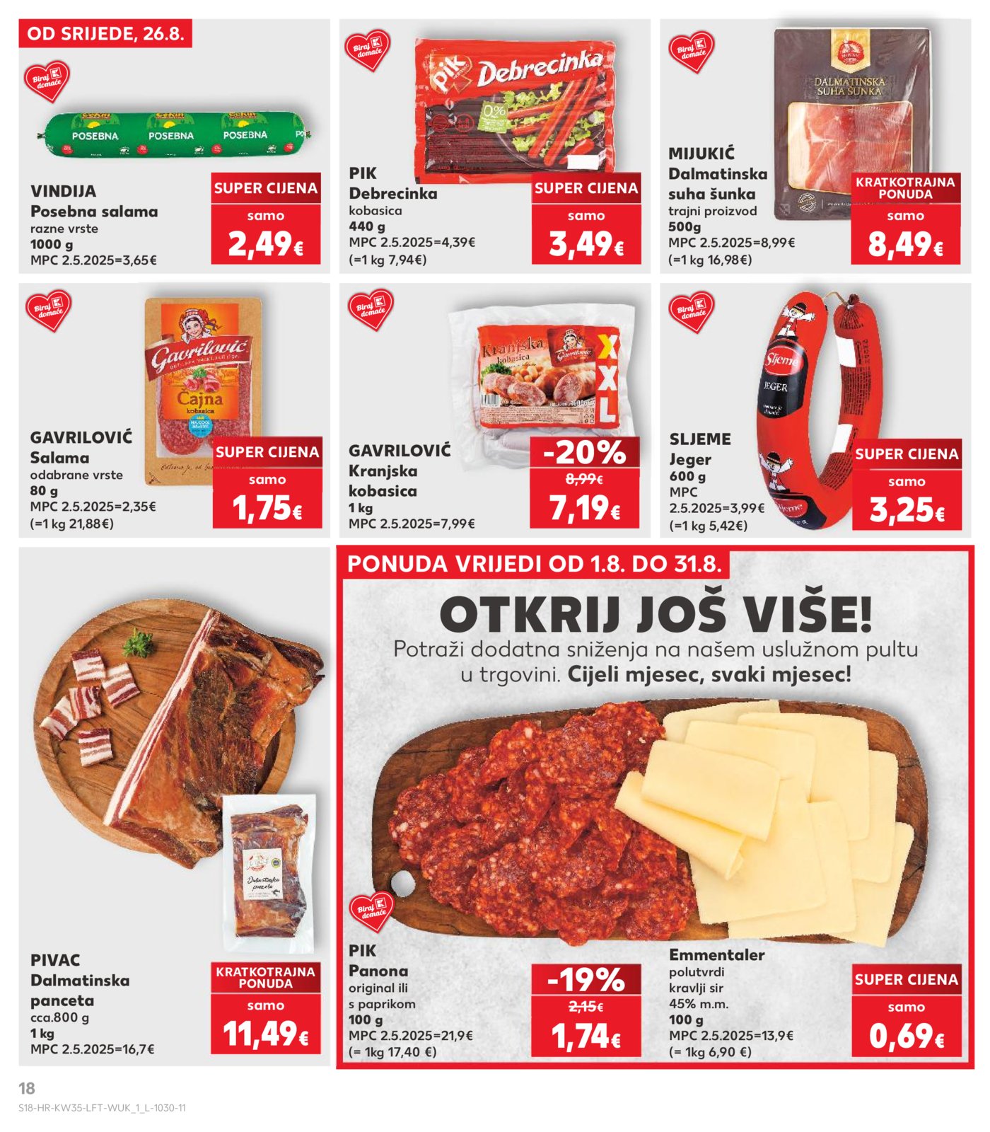 Kaufland katalog Akcija 26.08.-01.09.2026.