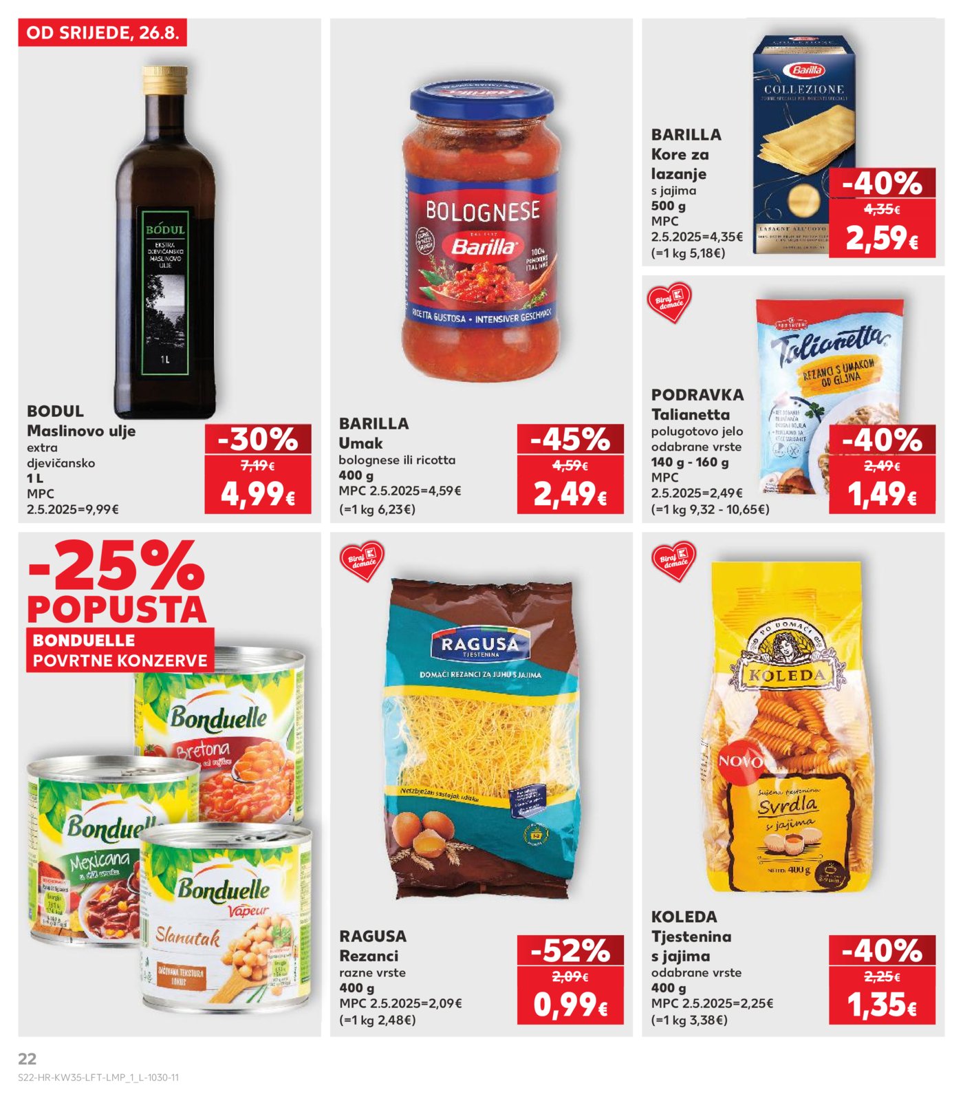 Kaufland katalog Akcija 26.08.-01.09.2026.