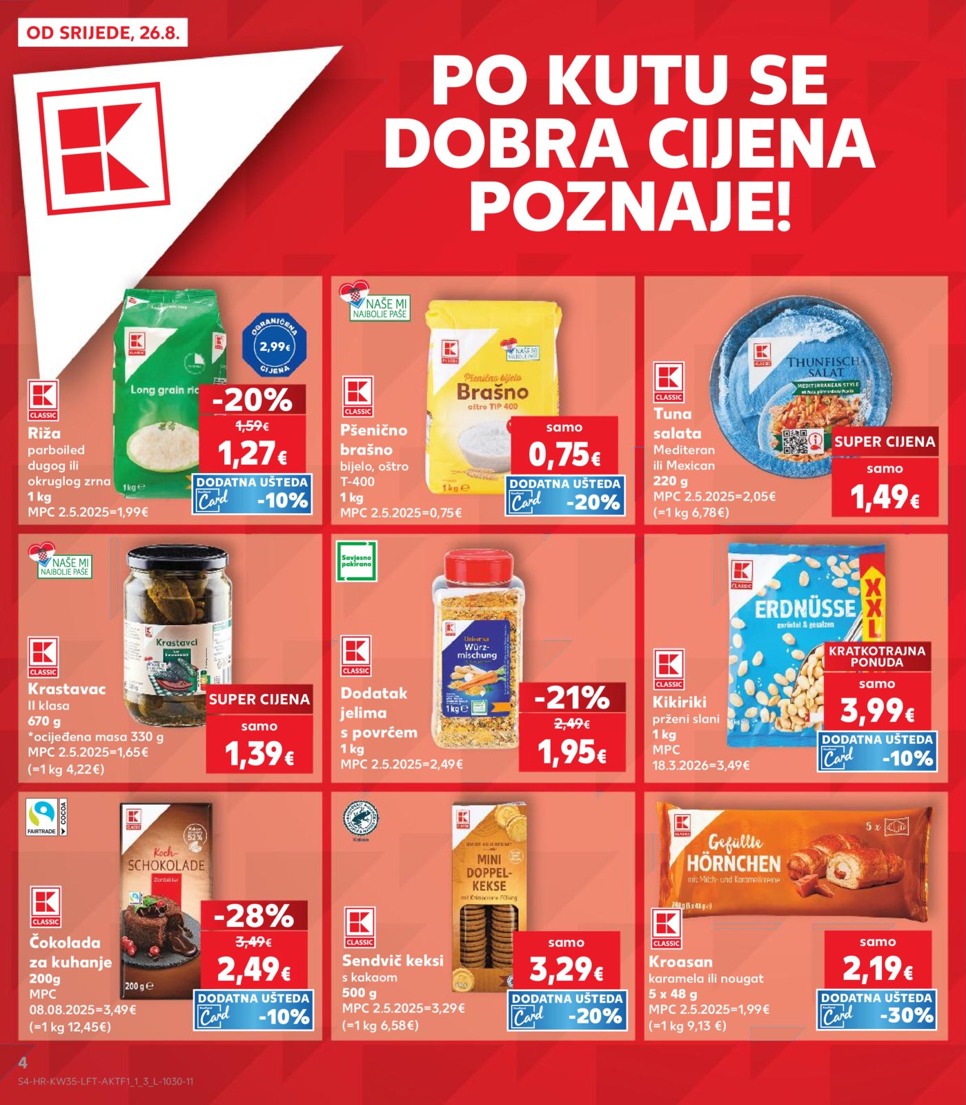Kaufland katalog Akcija 26.08.-01.09.2026.