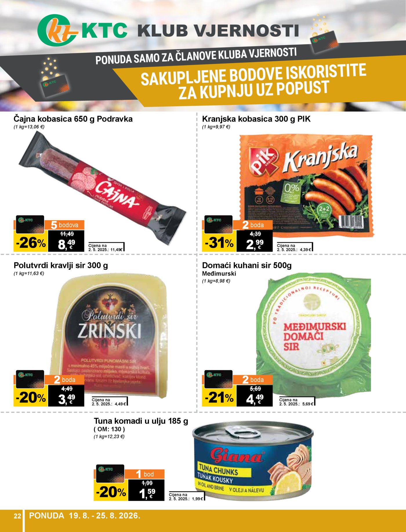 KTC katalog široke potrošnje 19.08.-25.08.2026