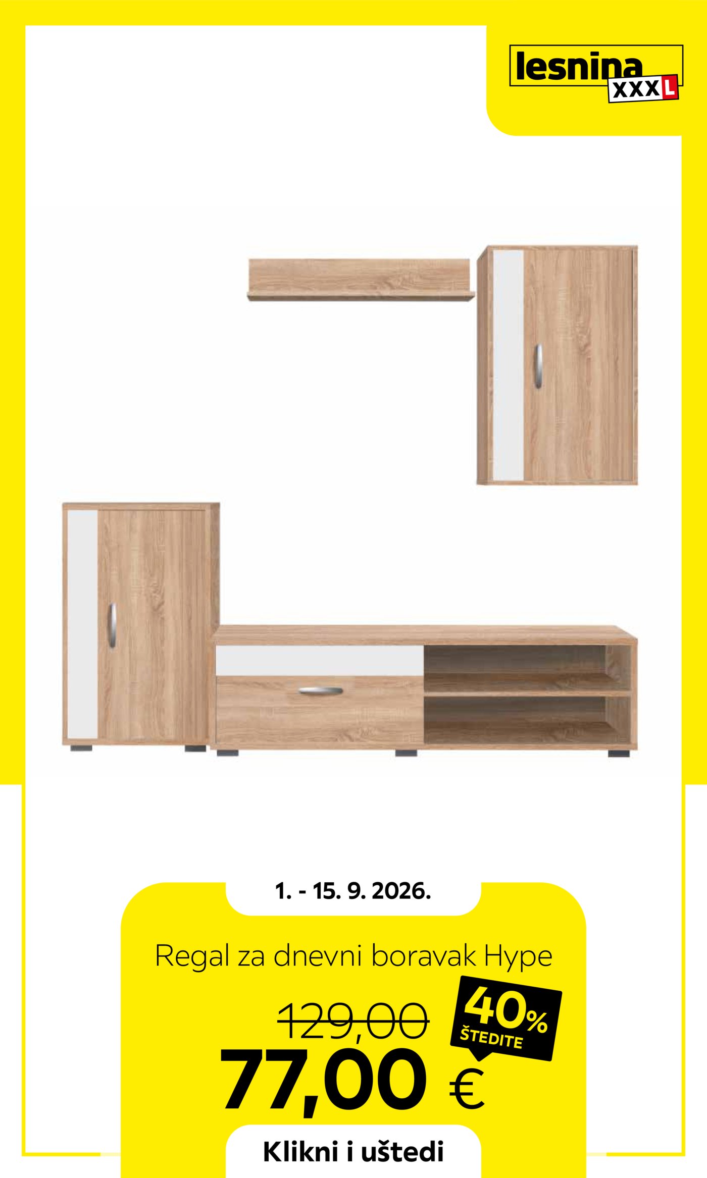 Lesnina katalog Akcija 01.09.-15.09.2026.