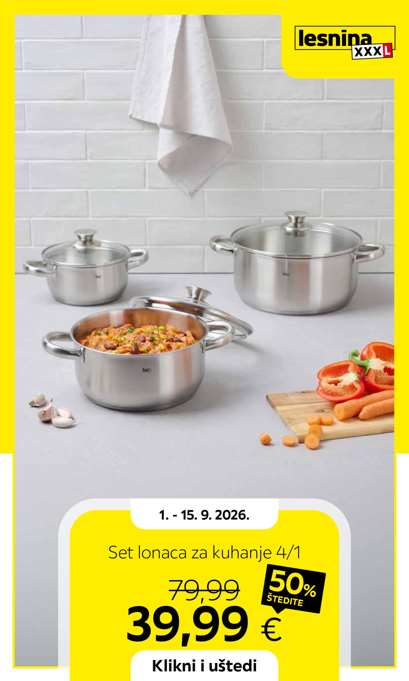 Lesnina katalog Akcija 01.09.-15.09.2026.