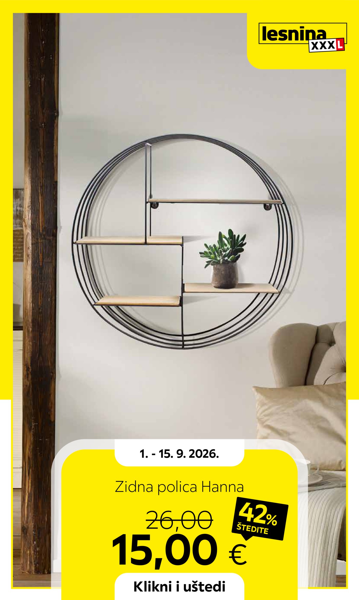 Lesnina katalog Akcija 01.09.-15.09.2026.