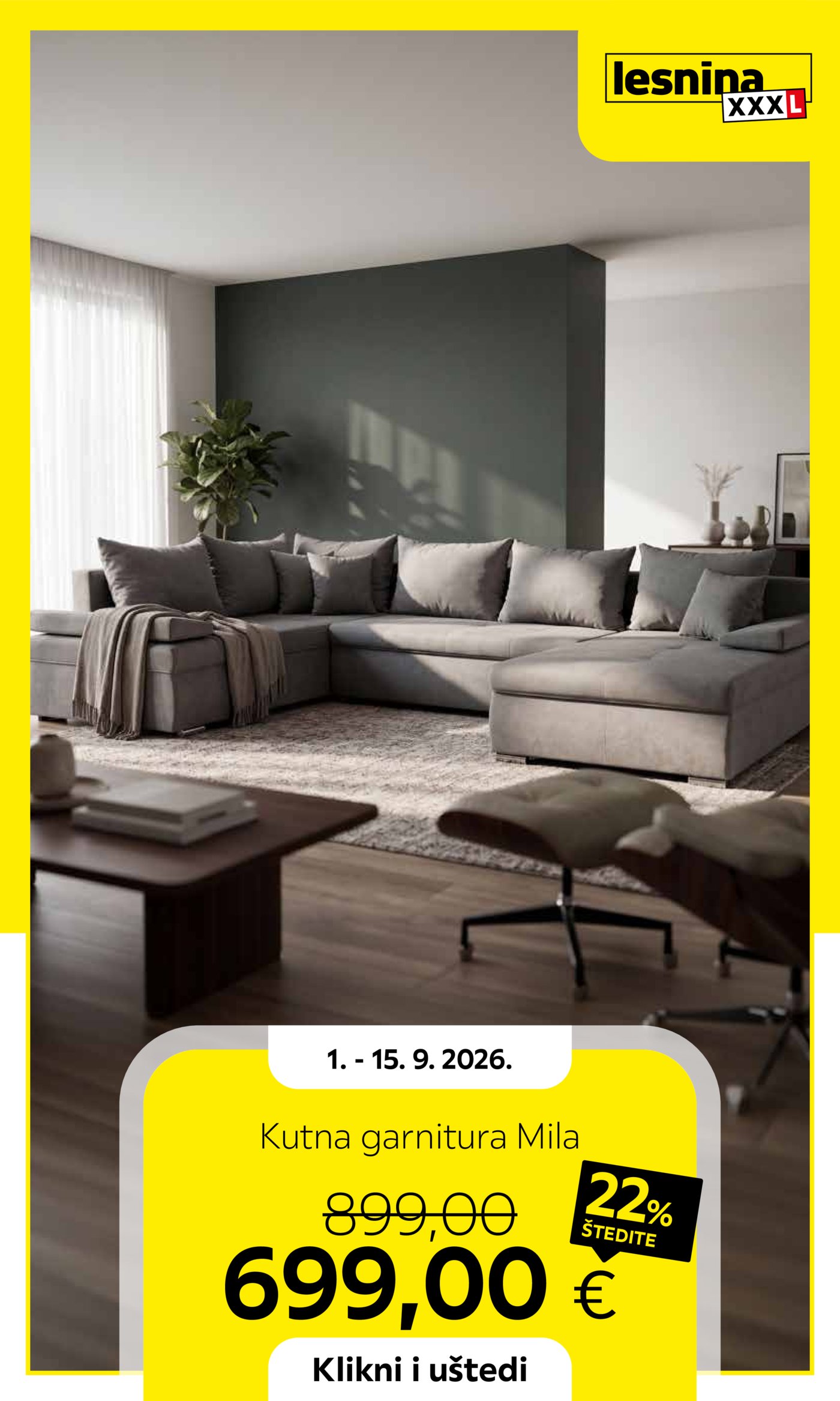 Lesnina katalog Akcija 01.09.-15.09.2026.
