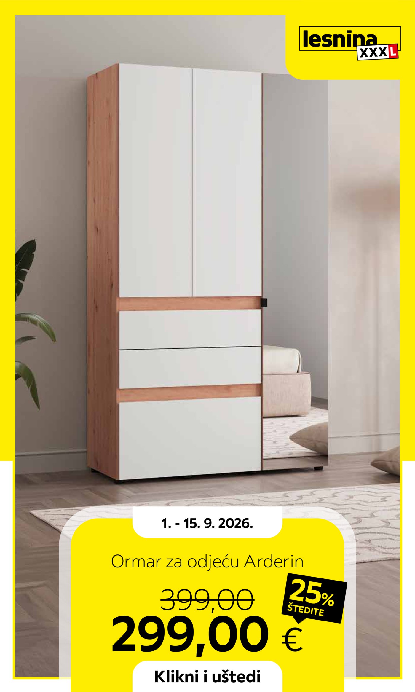 Lesnina katalog Akcija 01.09.-15.09.2026.