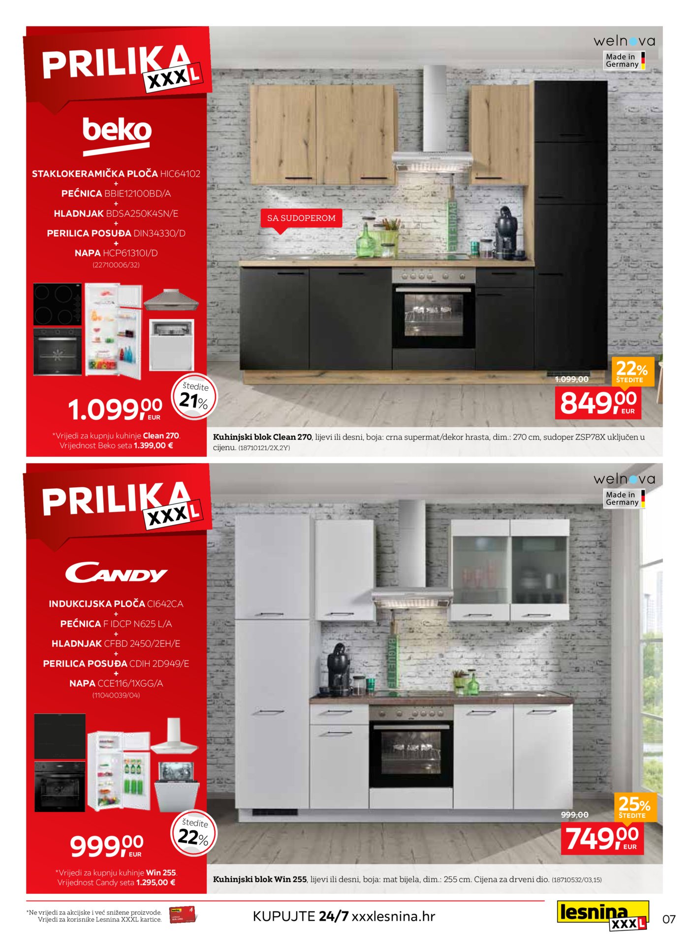 Lesnina katalog Kuhinje 01.09. - 23.09.2026.