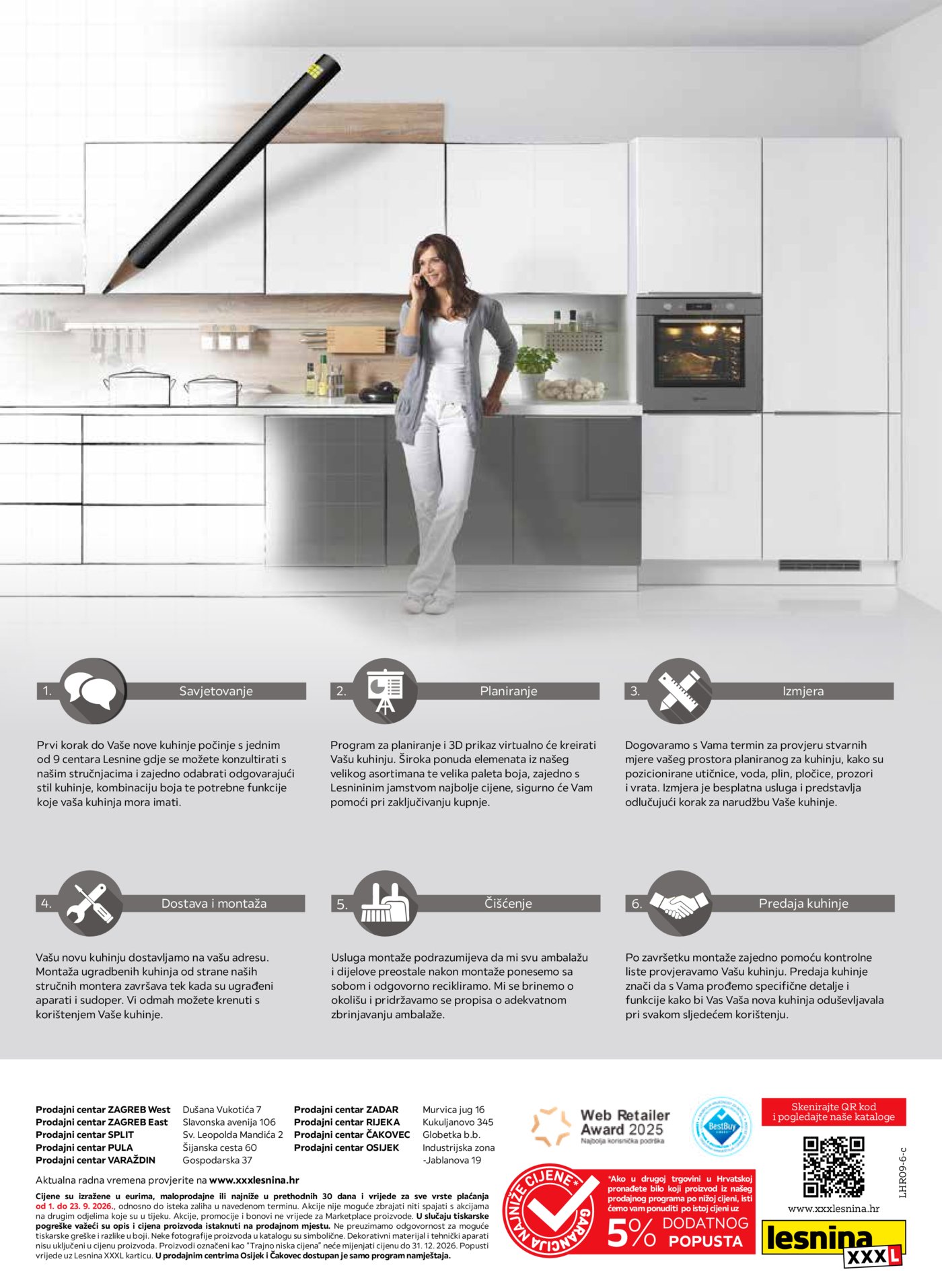 Lesnina katalog Kuhinje 01.09. - 23.09.2026.
