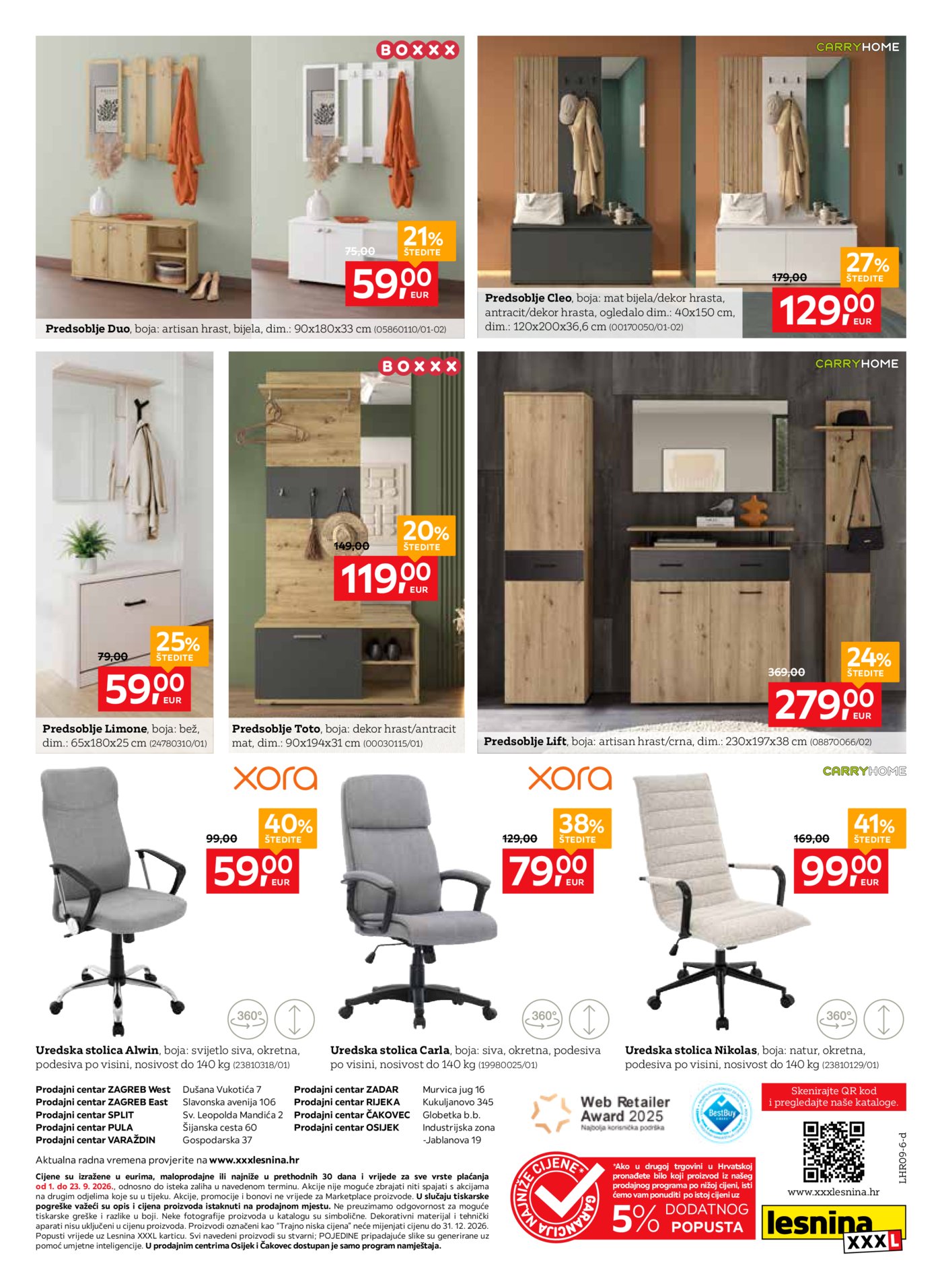 Lesnina katalog Vaš užitak 01.09. - 23.09.2026.