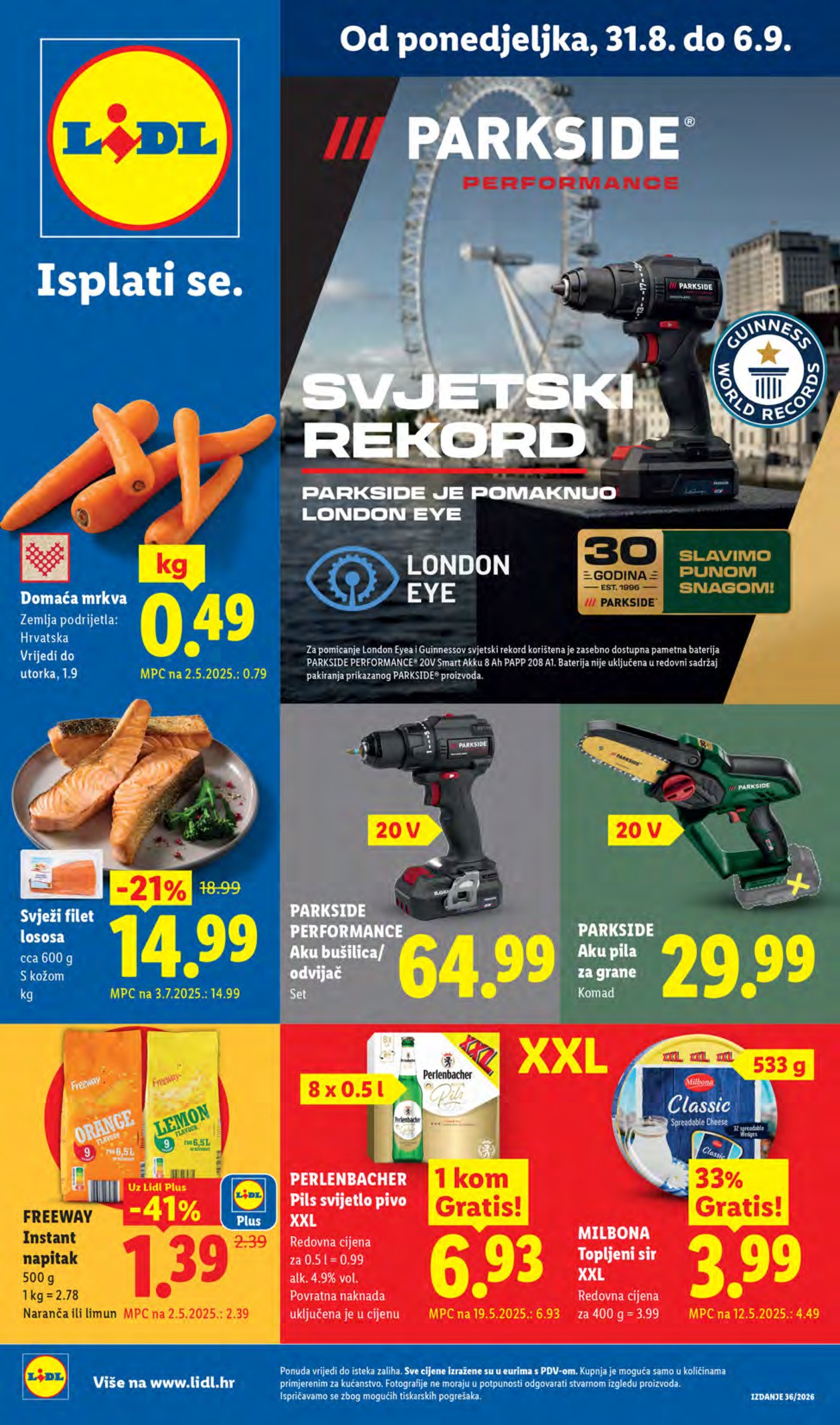 Lidl katalog Super ponuda od ponedjeljka 31.08. - 06.09.026.