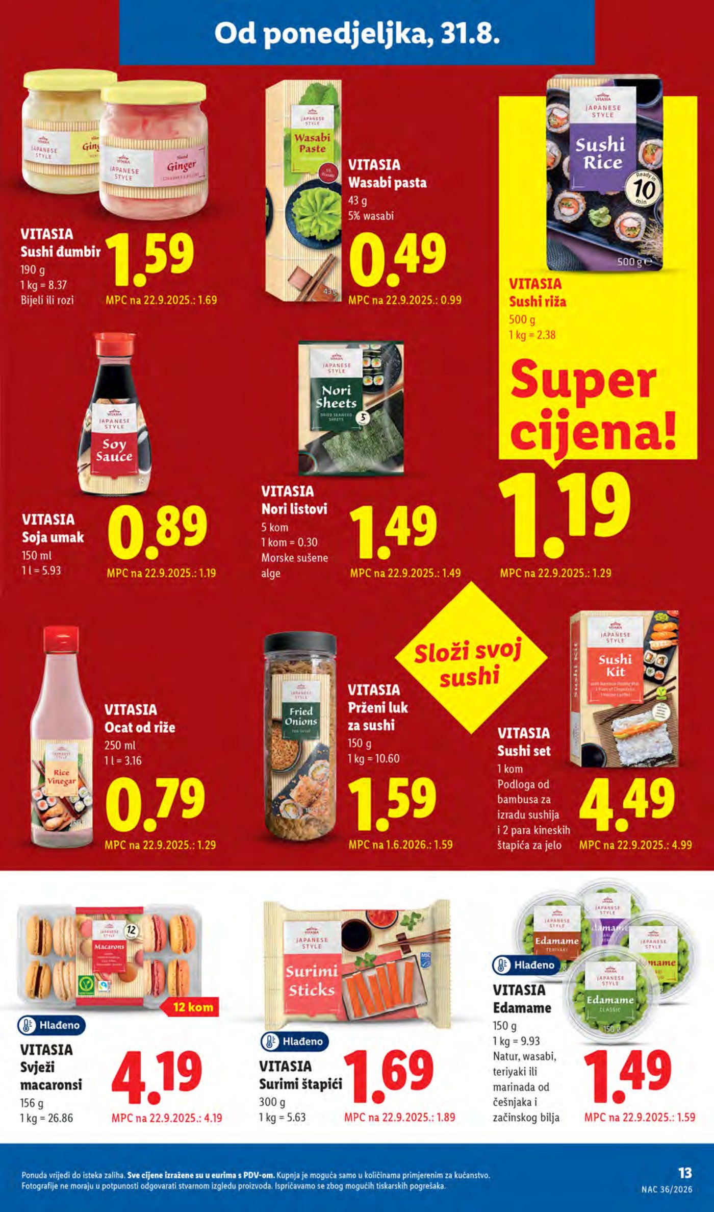 Lidl katalog Super ponuda od ponedjeljka 31.08. - 06.09.026.