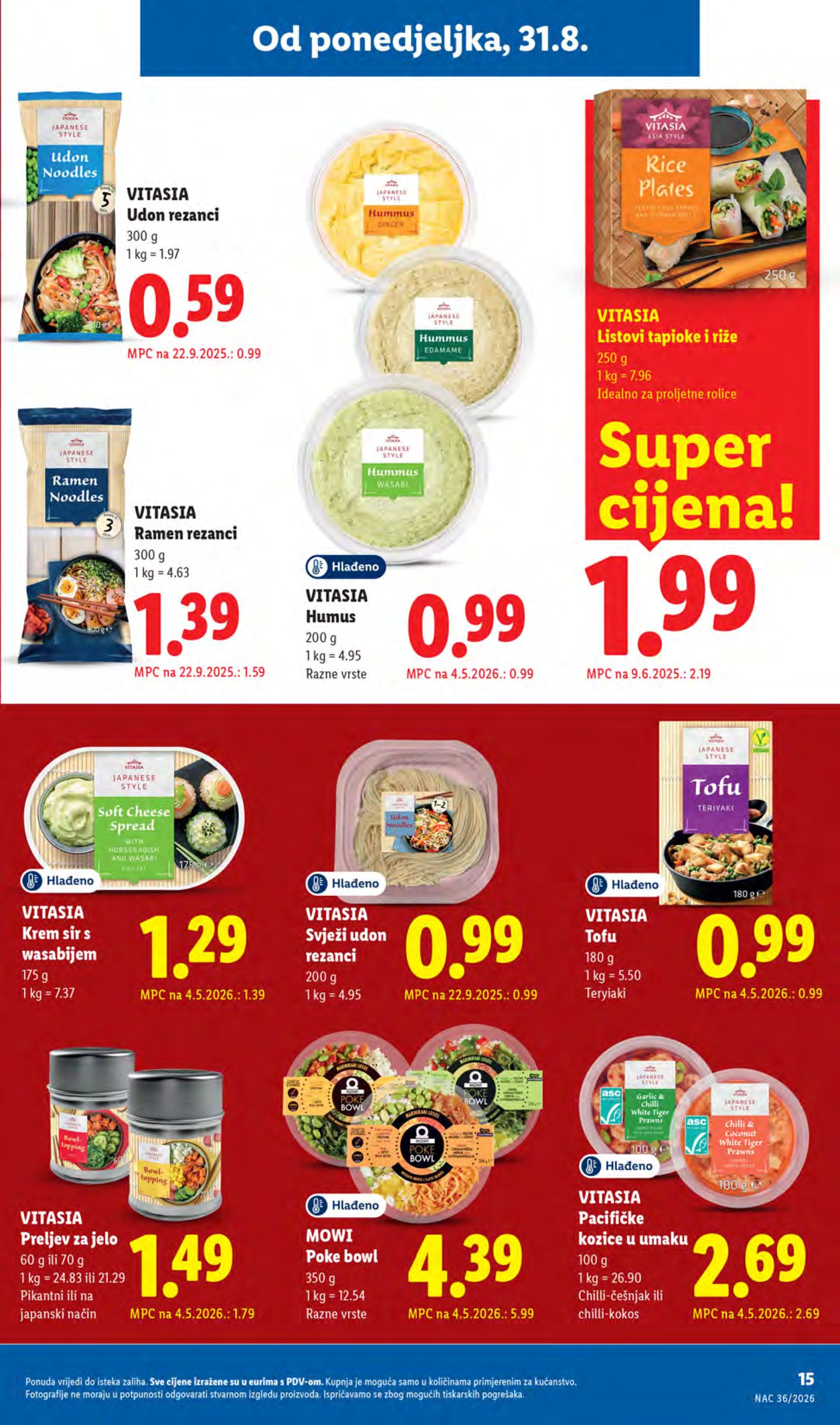 Lidl katalog Super ponuda od ponedjeljka 31.08. - 06.09.026.