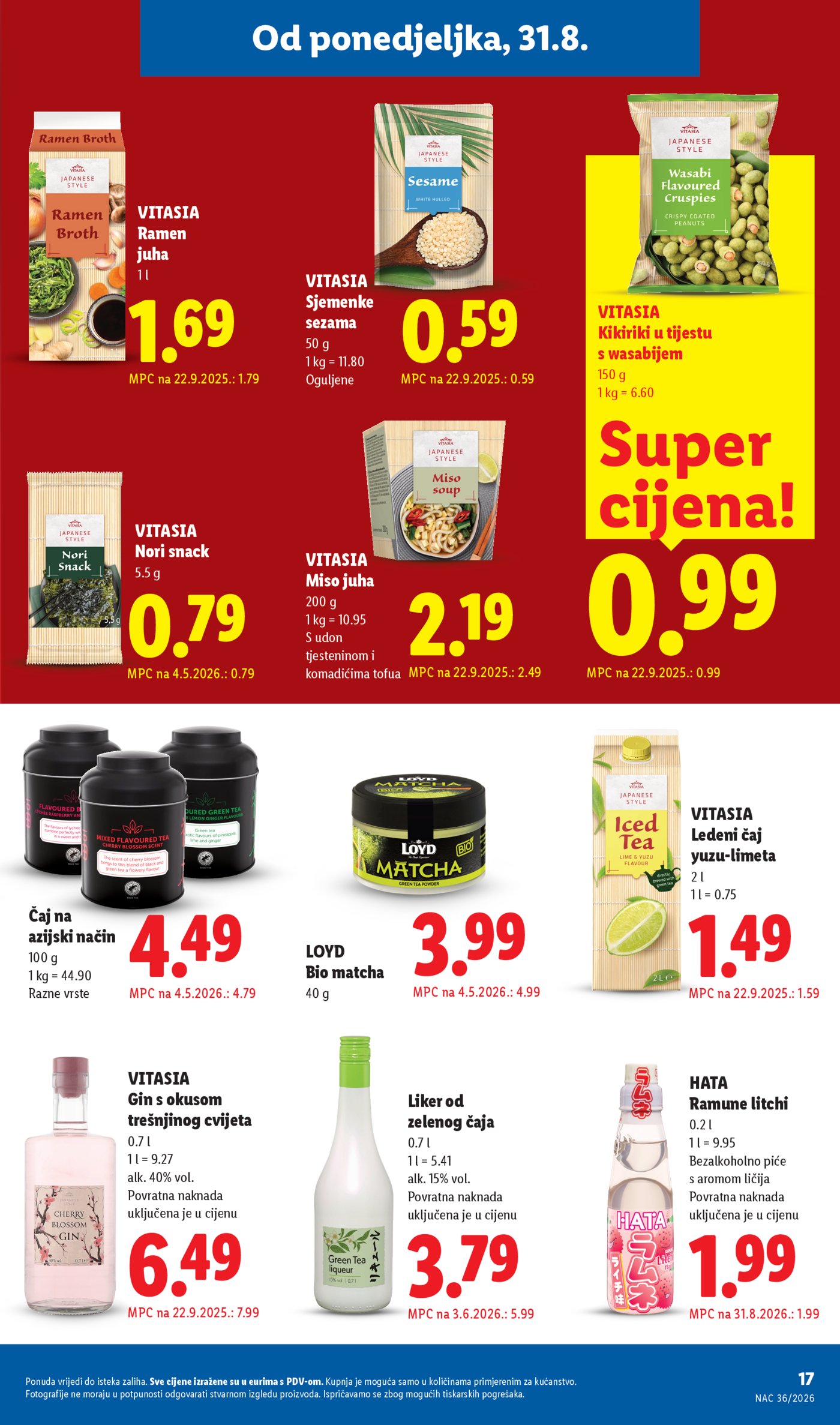 Lidl katalog Super ponuda od ponedjeljka 31.08. - 06.09.026.