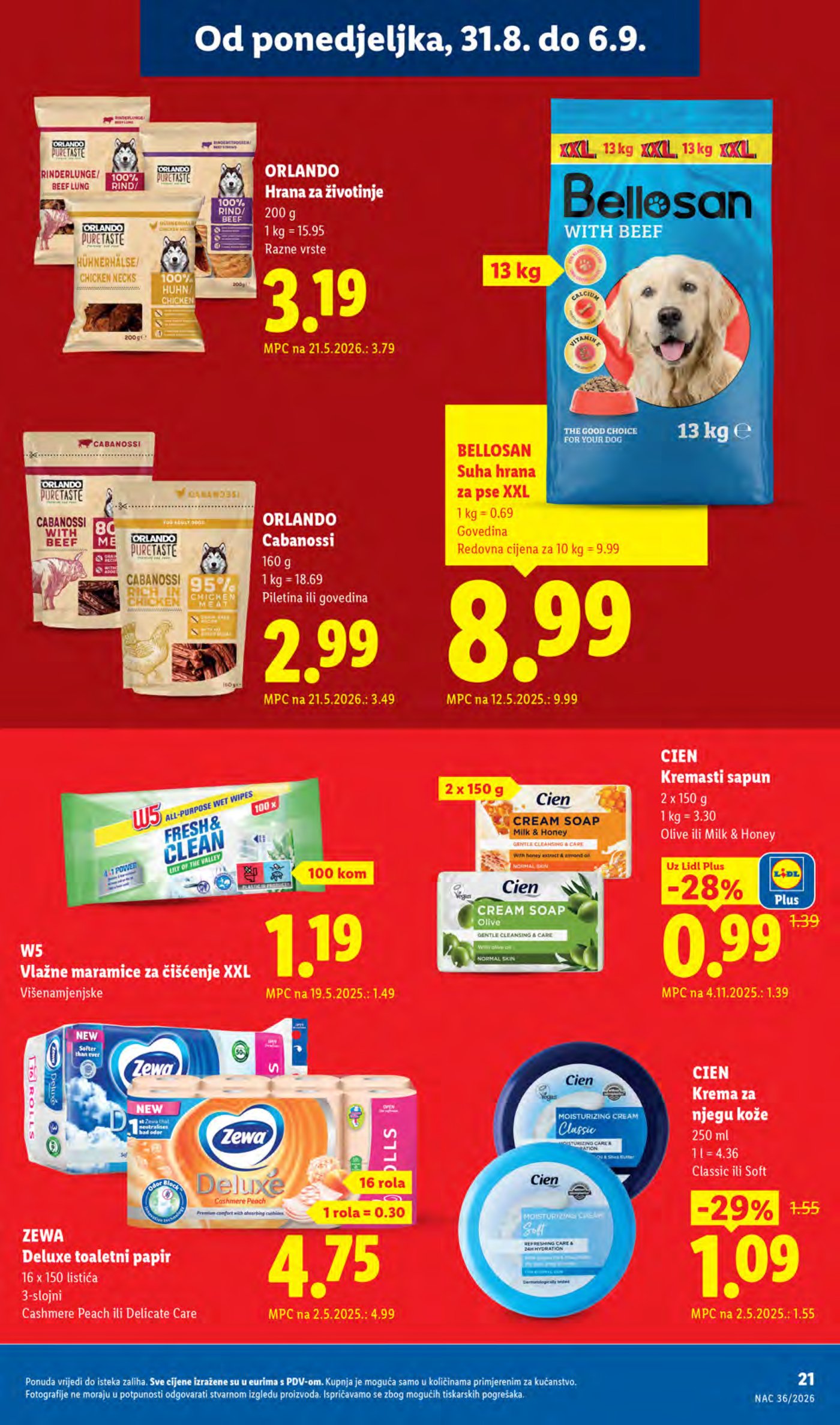 Lidl katalog Super ponuda od ponedjeljka 31.08. - 06.09.026.