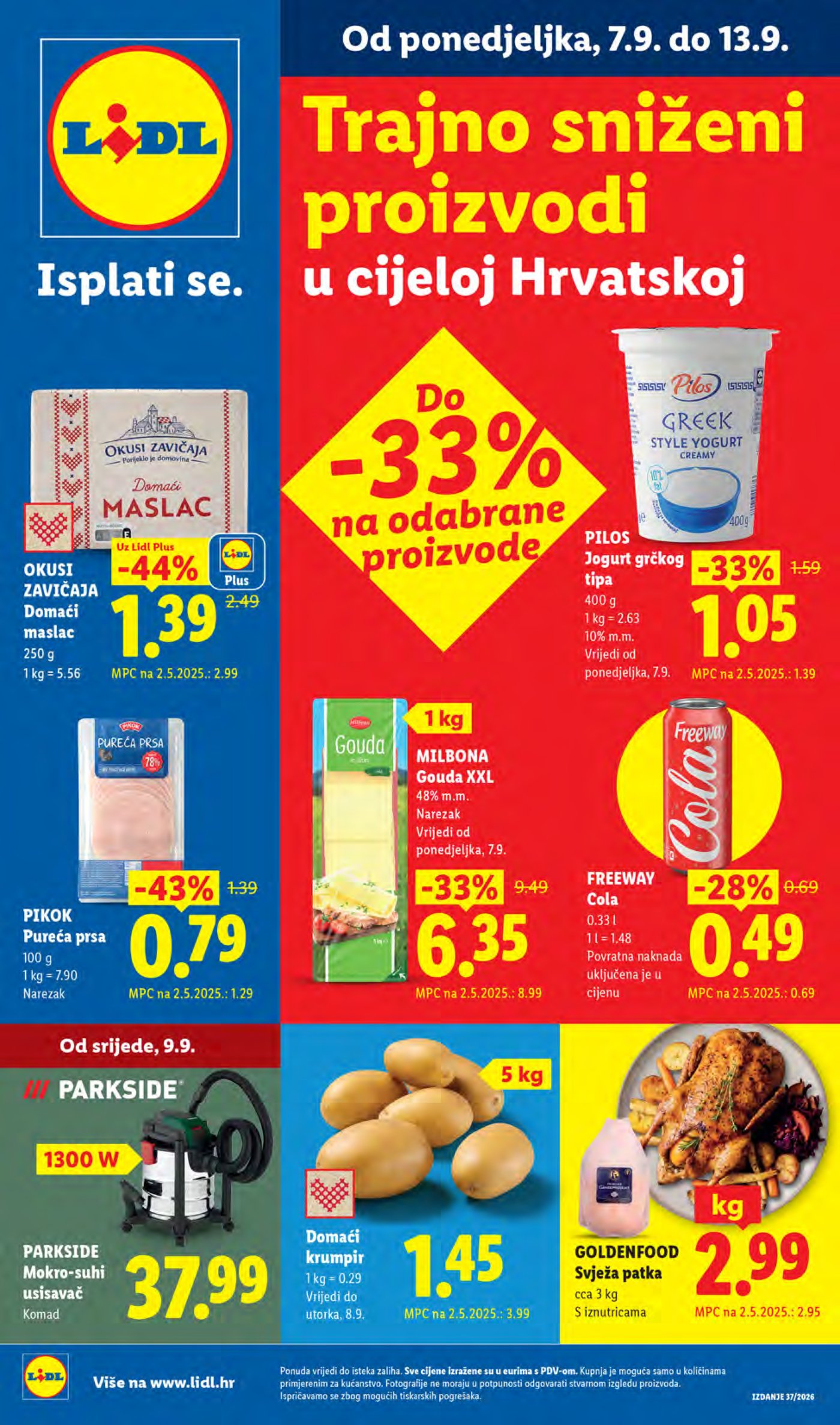 Lidl Super ponuda od ponedjeljka 07.09.-13.09.2026.