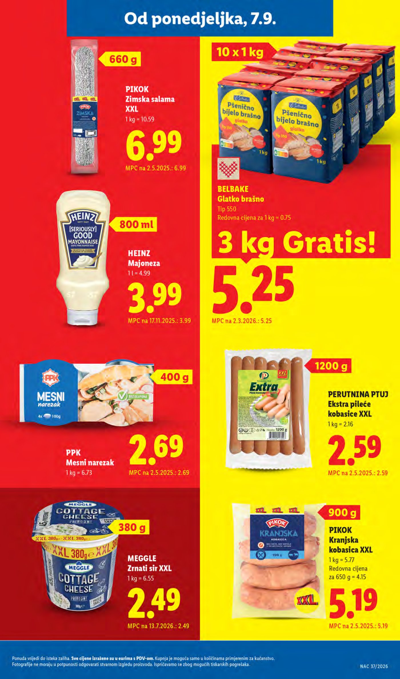 Lidl Super ponuda od ponedjeljka 07.09.-13.09.2026.