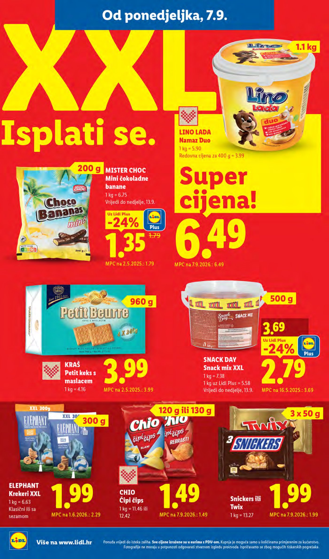 Lidl Super ponuda od ponedjeljka 07.09.-13.09.2026.